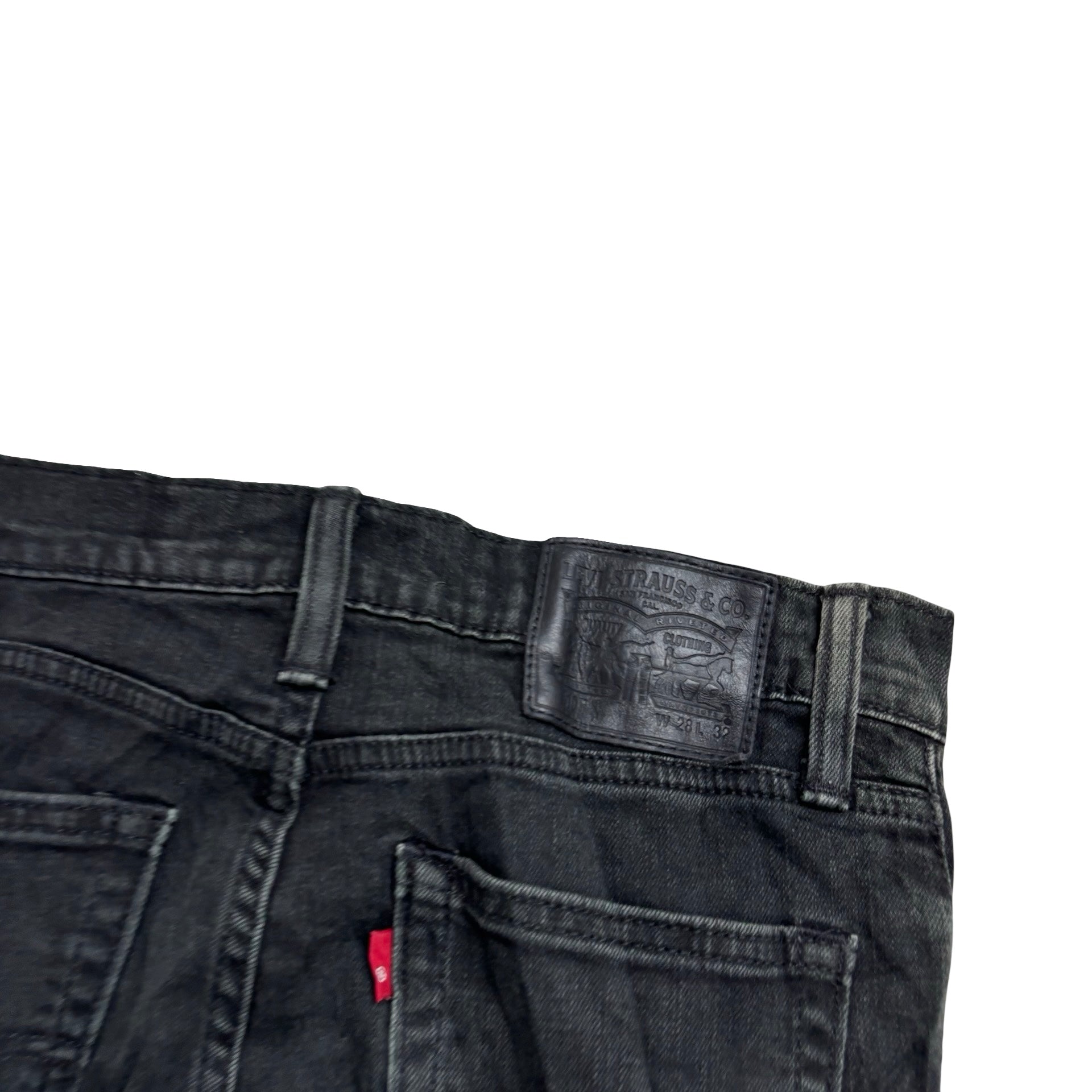 Levis 510 Jeans W28 L30 Mens Black Skinny Fit Stretch Denim
