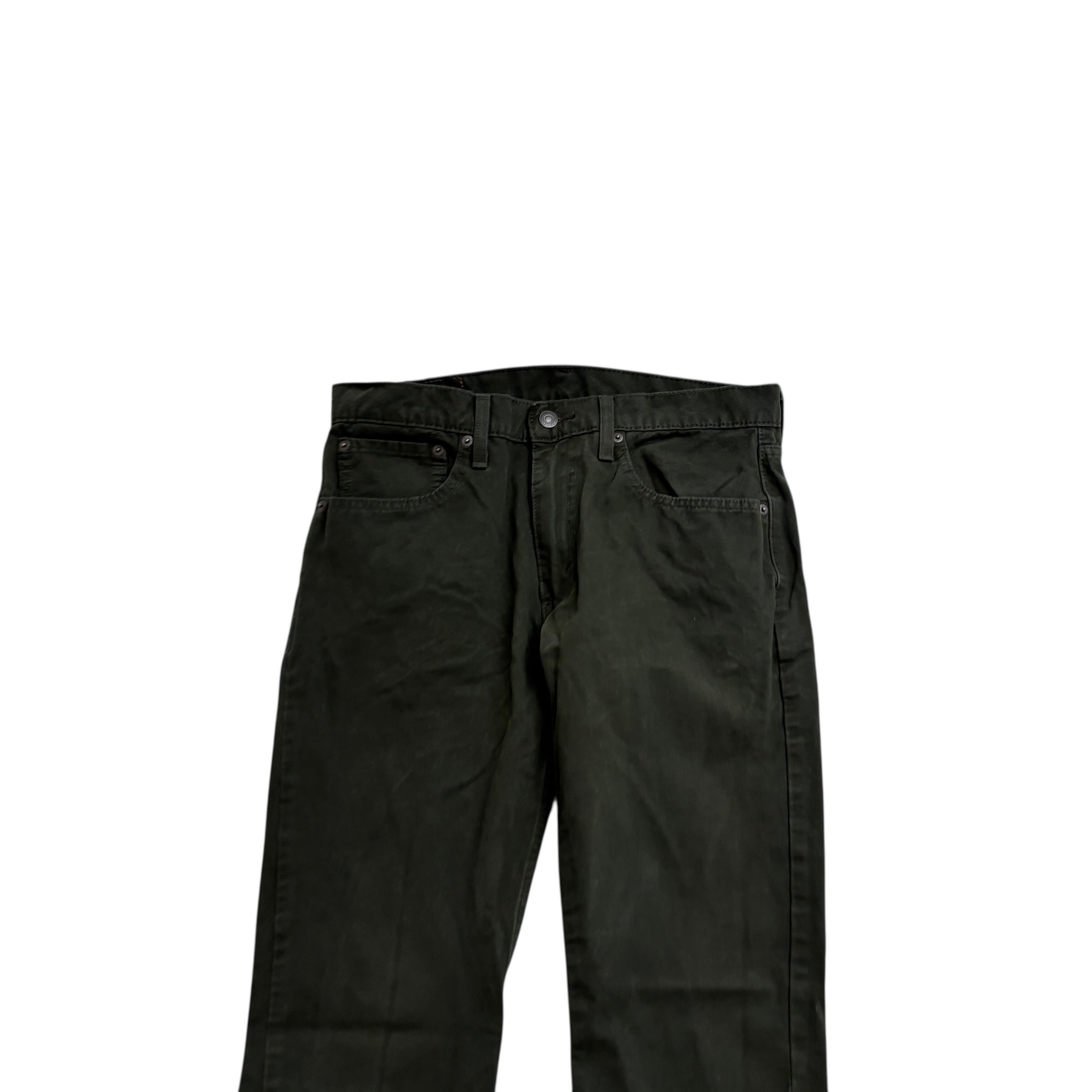 Levis 512 Trousers W32 L28 Mens Green Slim Tapered Fit Stretch Pants (E)