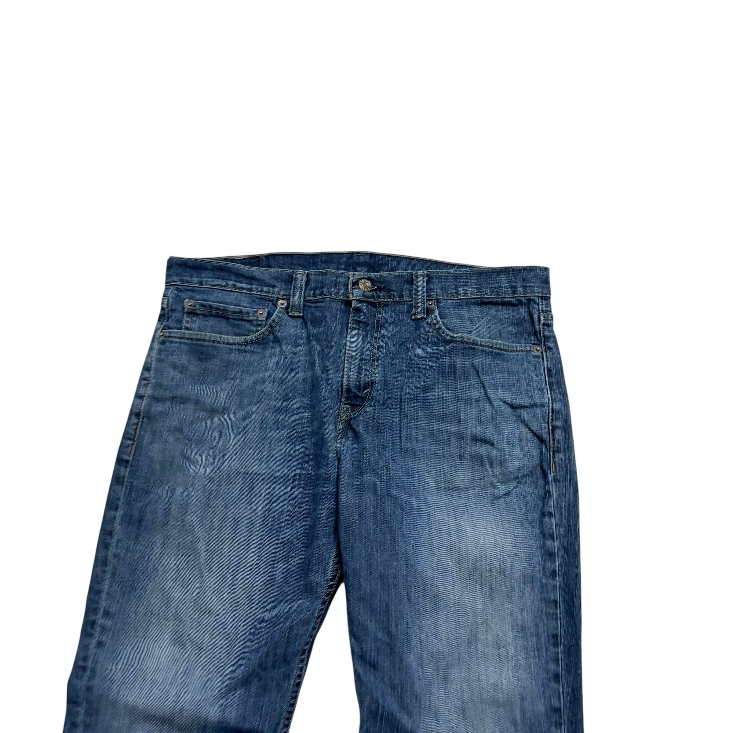 Levis 511 Jeans W36 L32 Mens Dark Blue Slim Fit Stretch Denim (F)