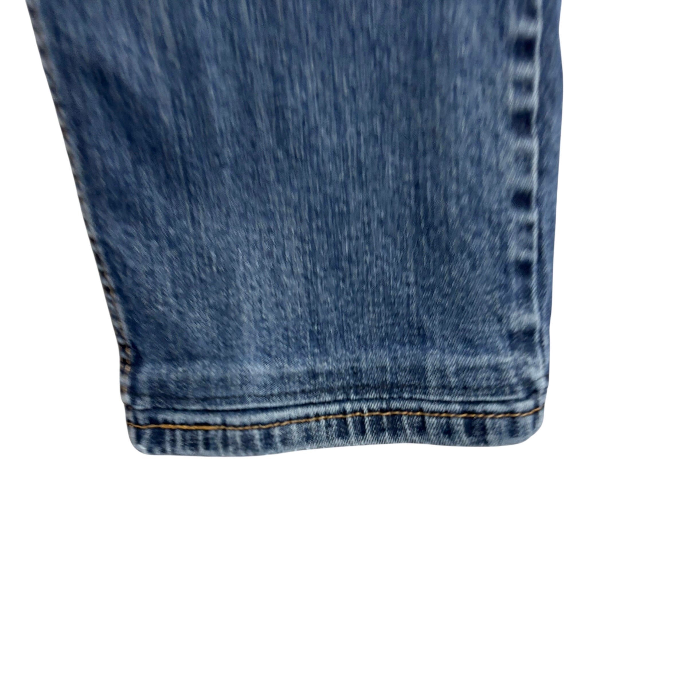 Levis 514 Jeans W36 L28 Mens Mid Blue Regular Straight Fit Stretch Denim