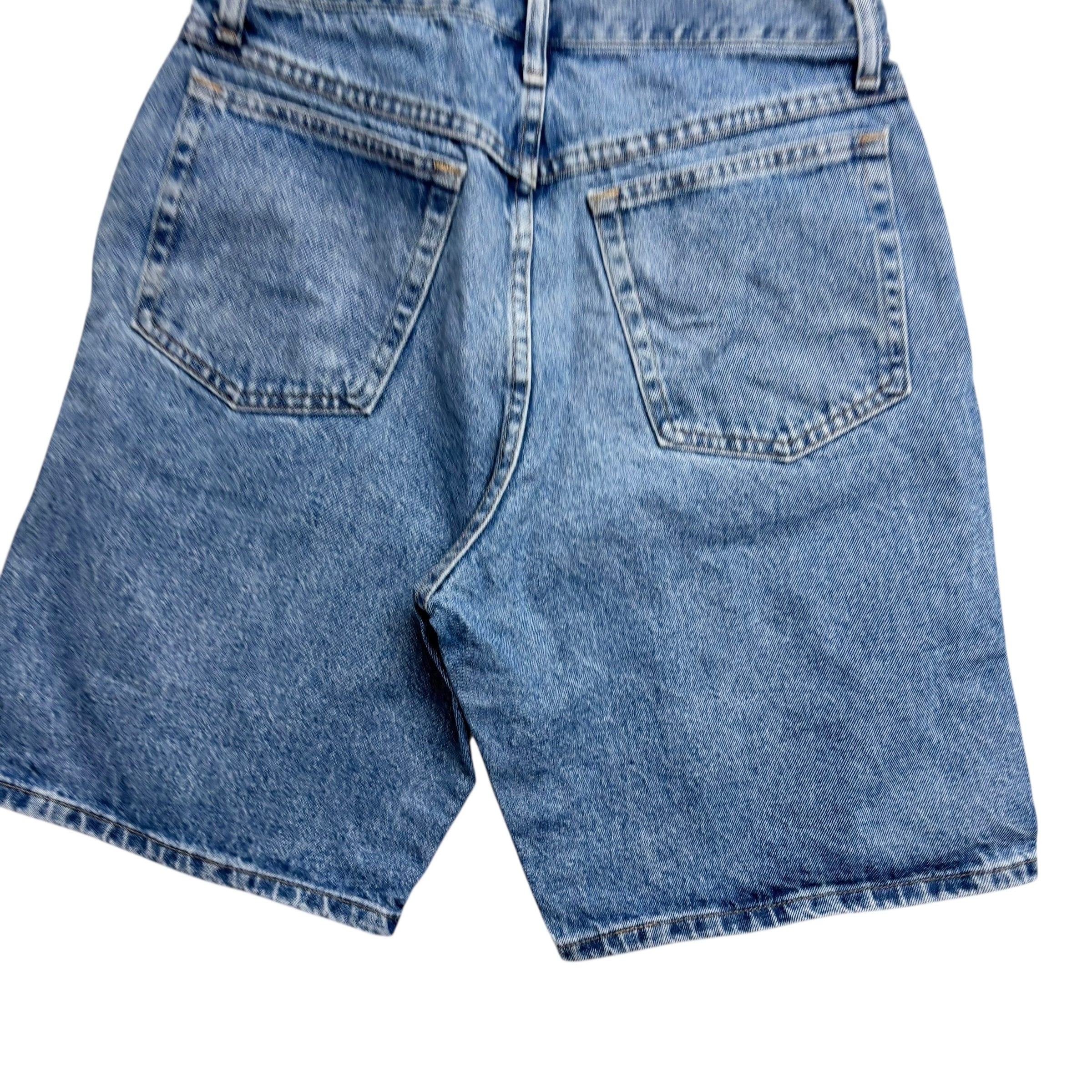 Wrangler Baggy Jorts W30 Mens Denim Shorts Mid Blue Relaxed Fit Vintage
