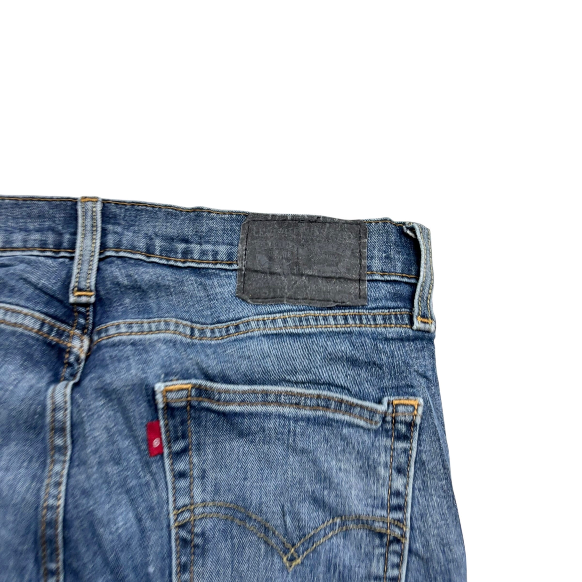Levis 511 Jeans W34 L30 Mens Mid Blue Slim Fit Stretch Denim