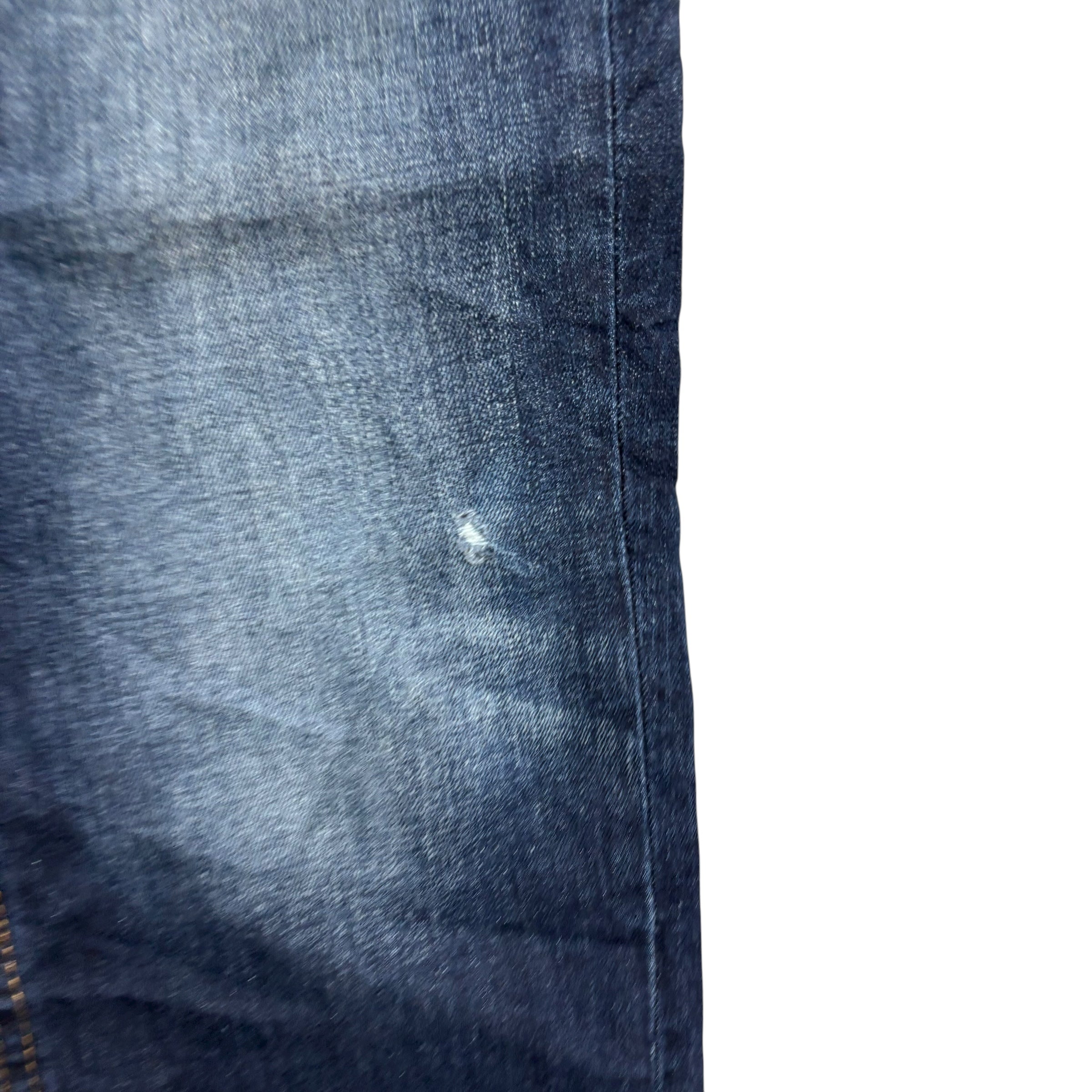 Levis 541 Jeans W32 L29 Mens Dark Blue Athletic Tapered Fit Stretch Denim