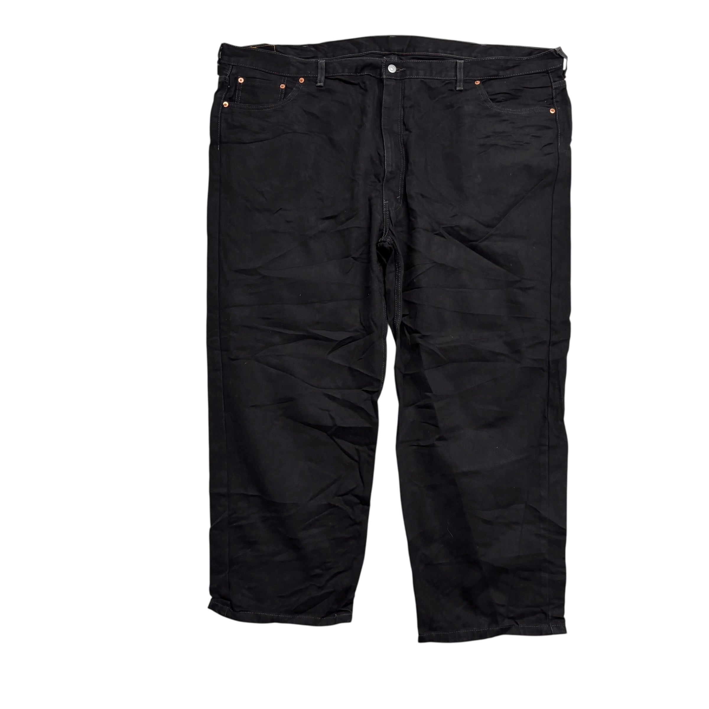Levis 550 Jeans W54 L30 Mens Black Baggy Relaxed Straight Fit Denim (E)