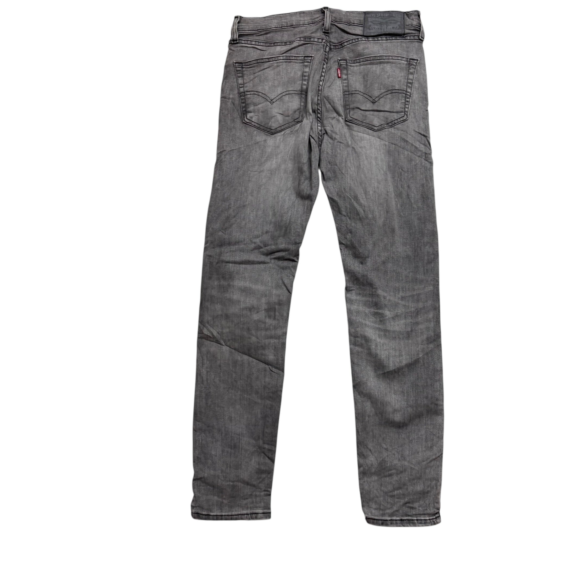 Levis 510 Jeans W29 L29 Mens Grey Skinny Fit Stretch Denim (E)