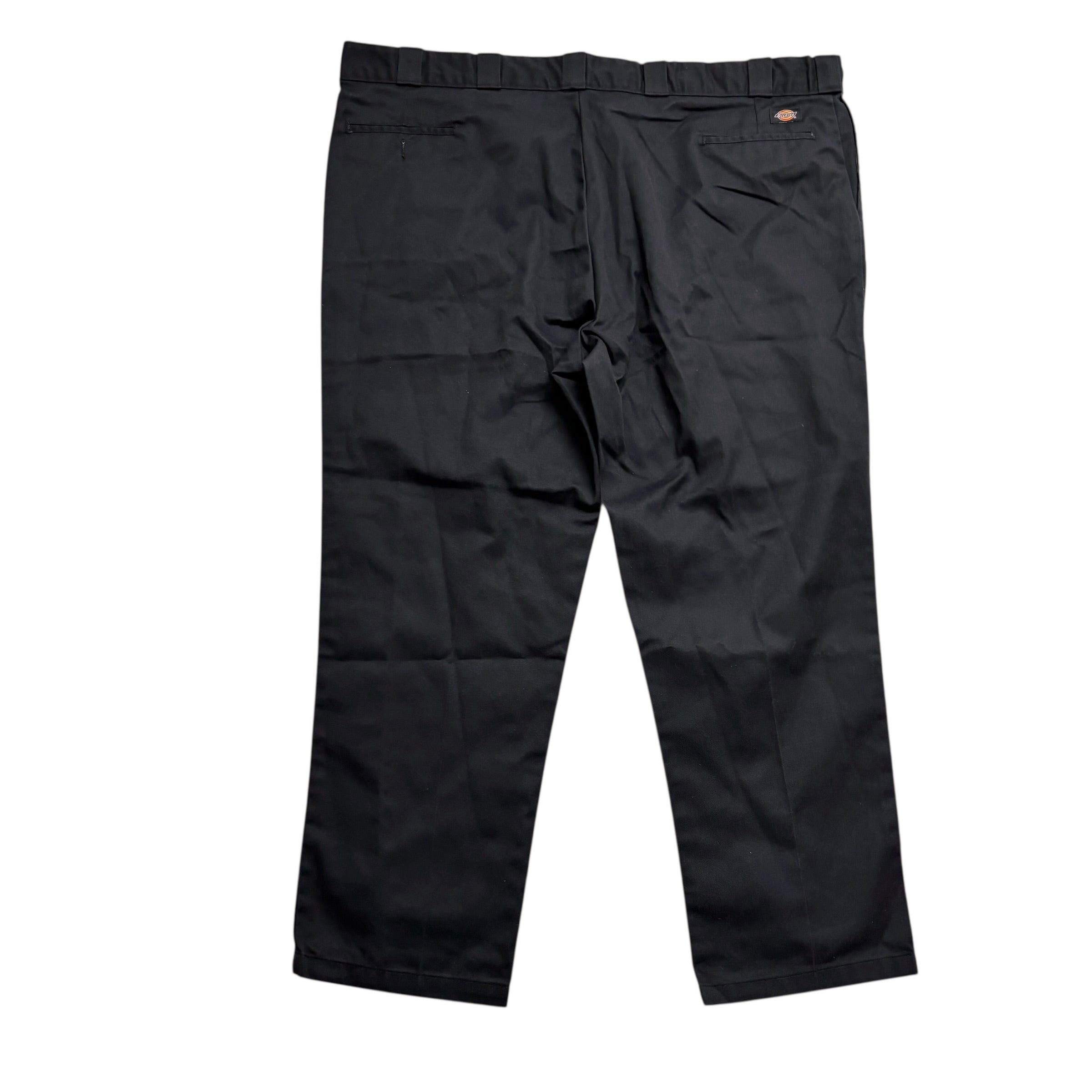 Dickies 874 Trousers W50 L32 Mens Black Original Straight Fit Pants (E)