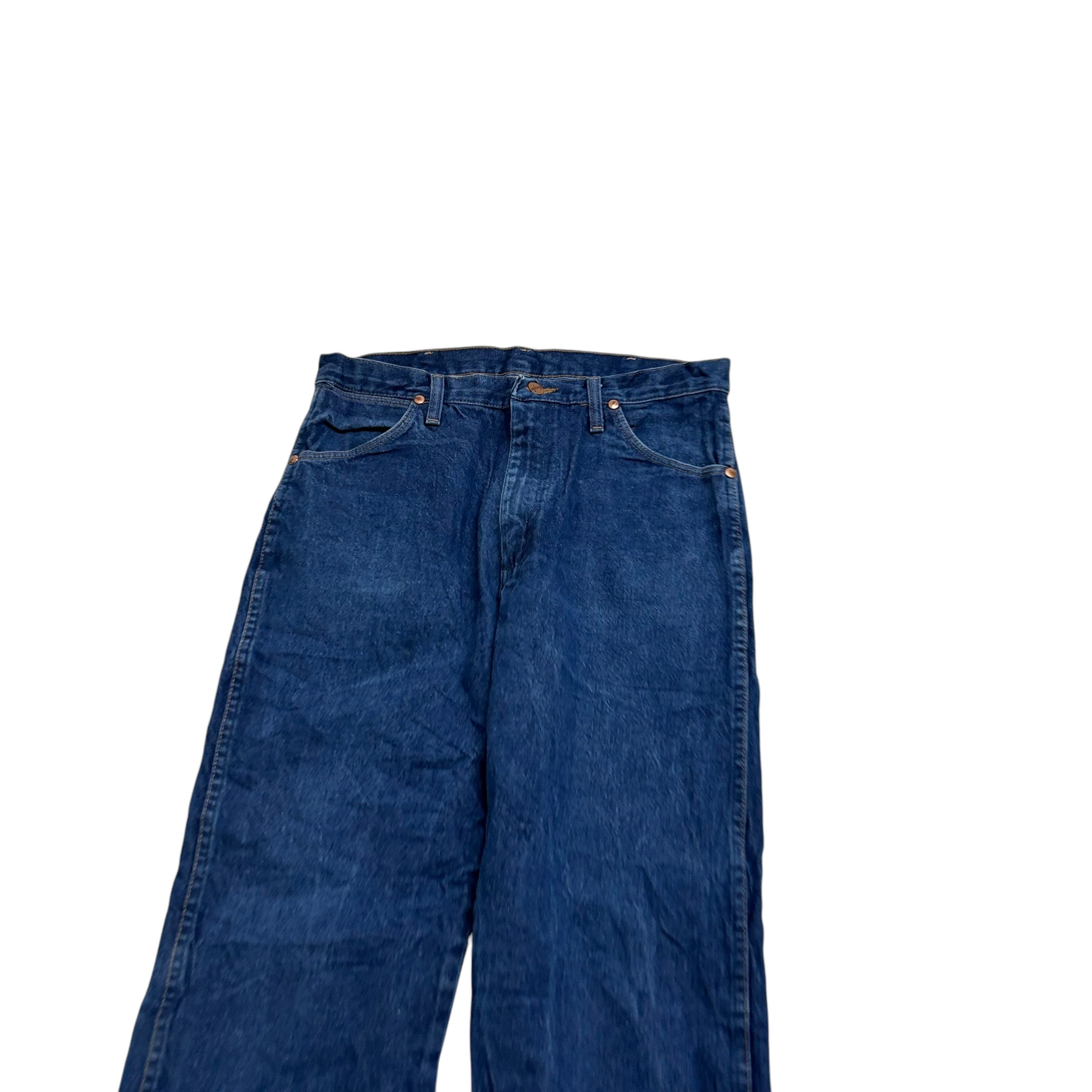 Wrangler Jeans Cowboy Cut W32 L36 Mens Mid Blue 13MWZ Original Fit Denim (E)