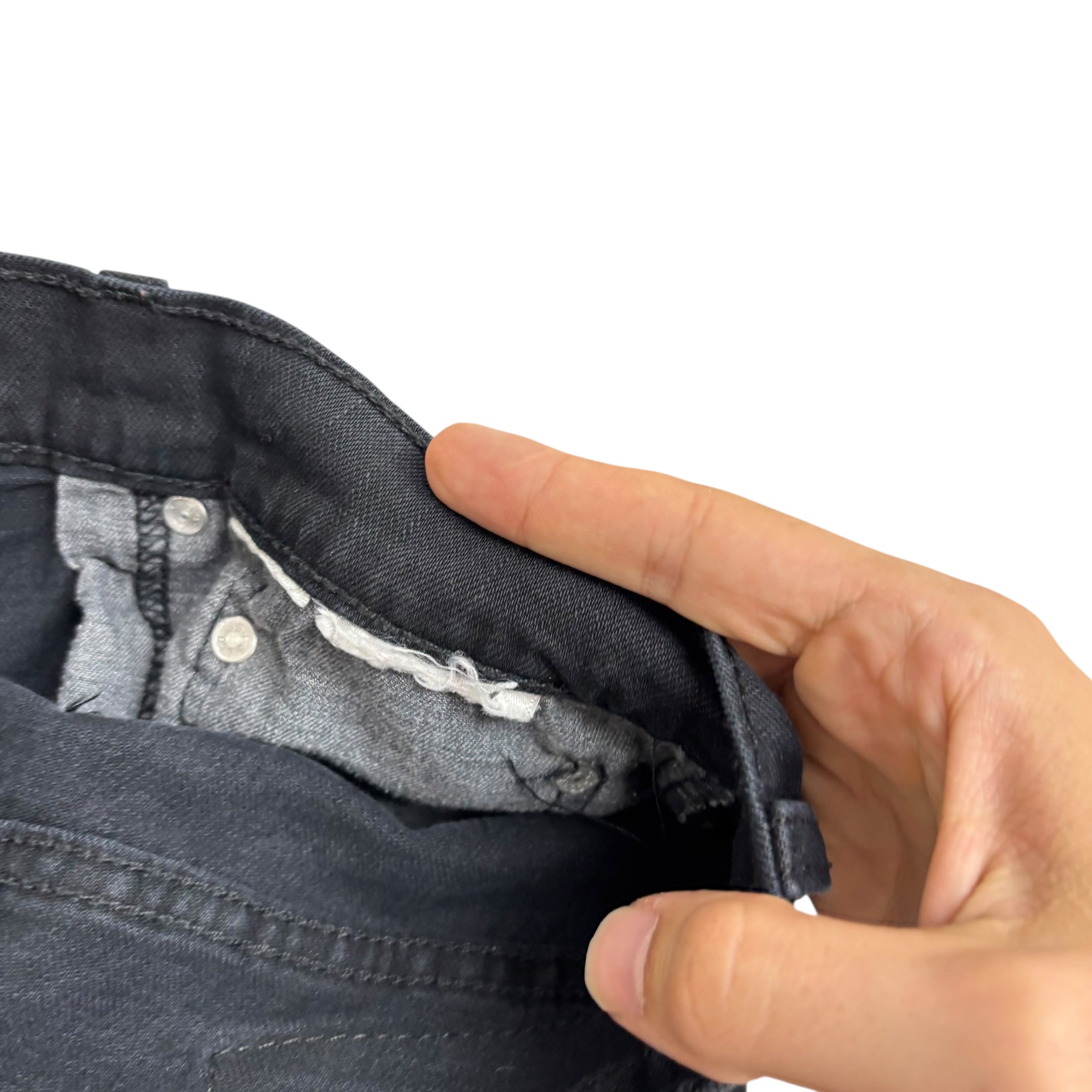 Levis 511 Jeans W30 L28 Mens Black Slim Fit Stretch Denim