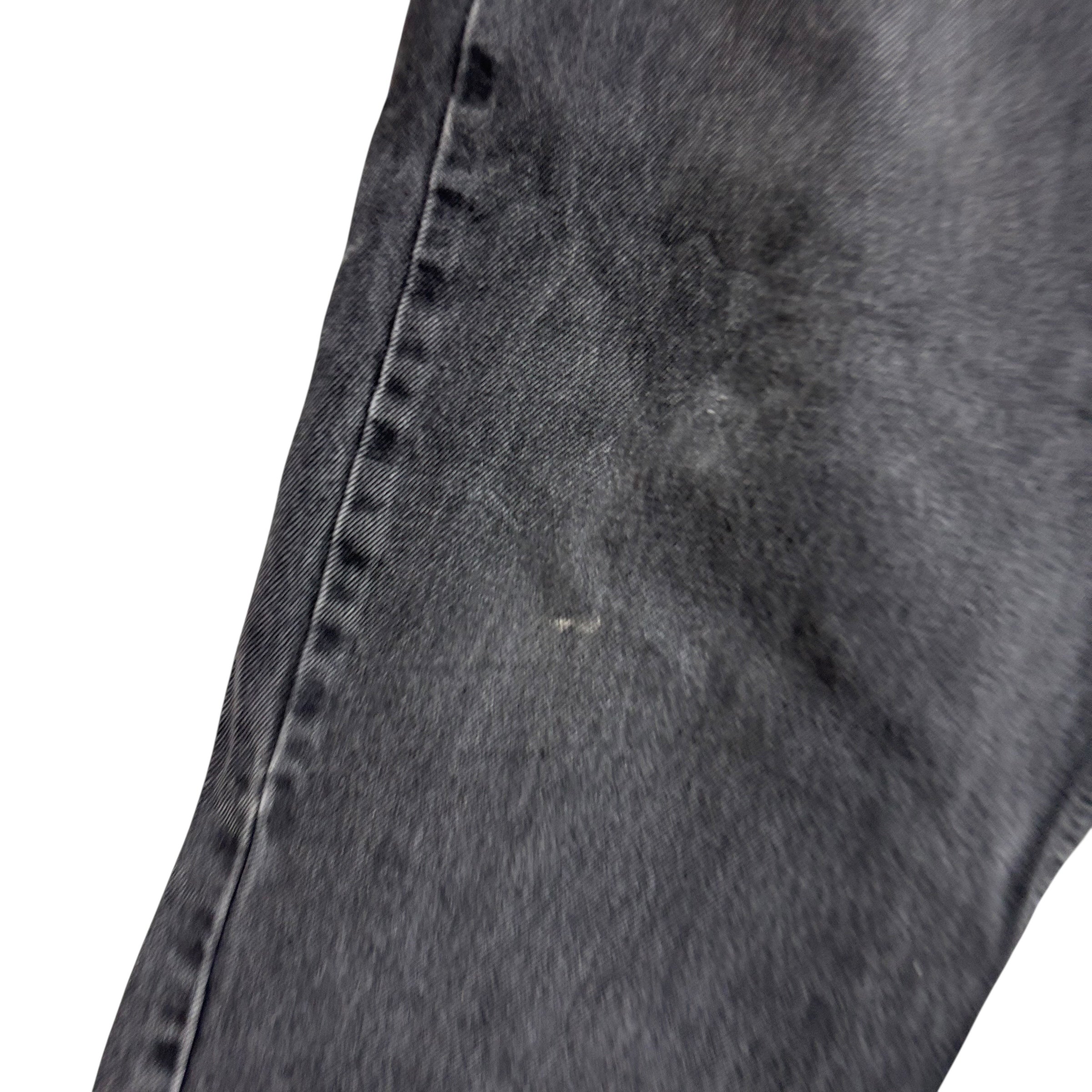 Levis 550 Jeans W36 L34 Mens Black Relaxed Straight Fit Baggy Denim