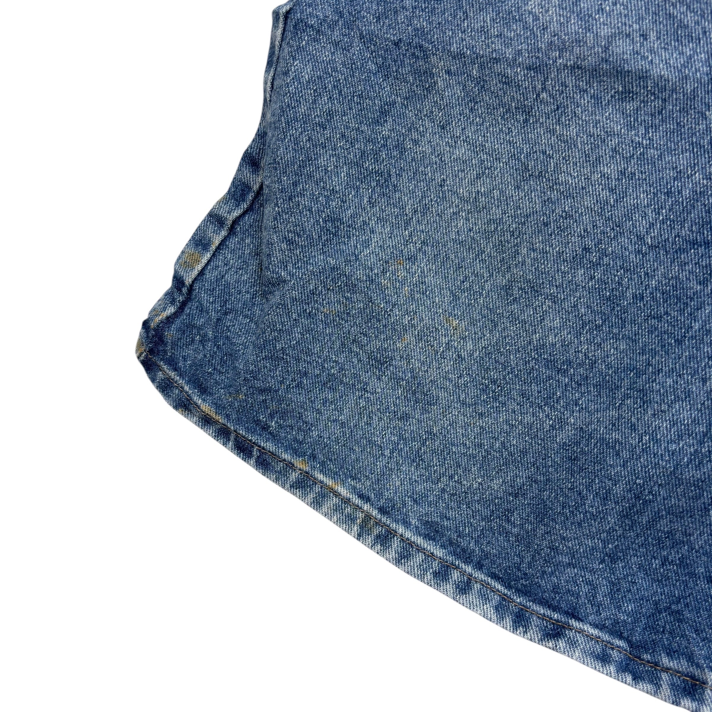 Wrangler Baggy Jorts W38 Mens Denim Shorts Mid Blue Relaxed Fit (F)