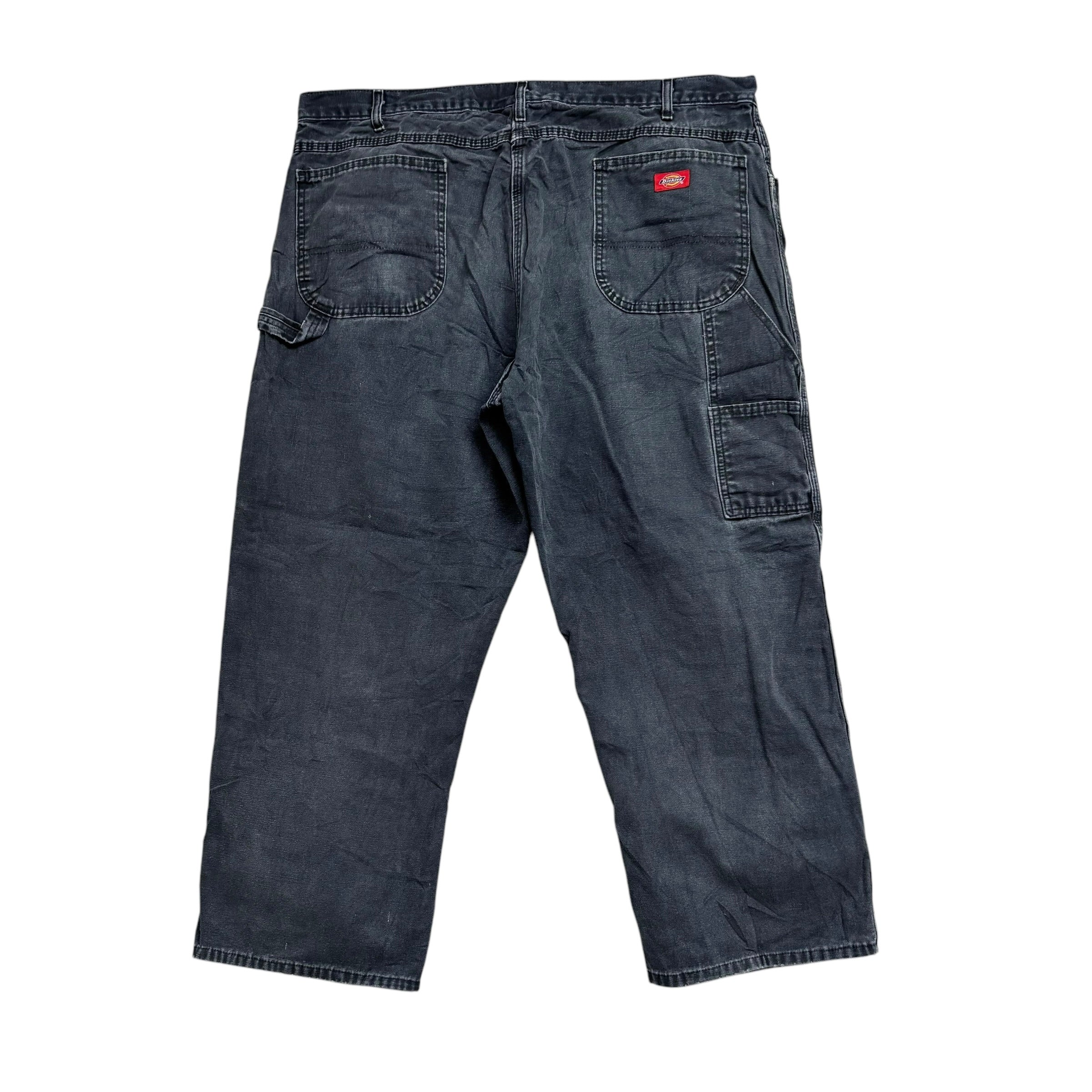 Dickies Carpenter Pants W42 L27 Mens Black Relaxed Straight Fit Trousers Jeans