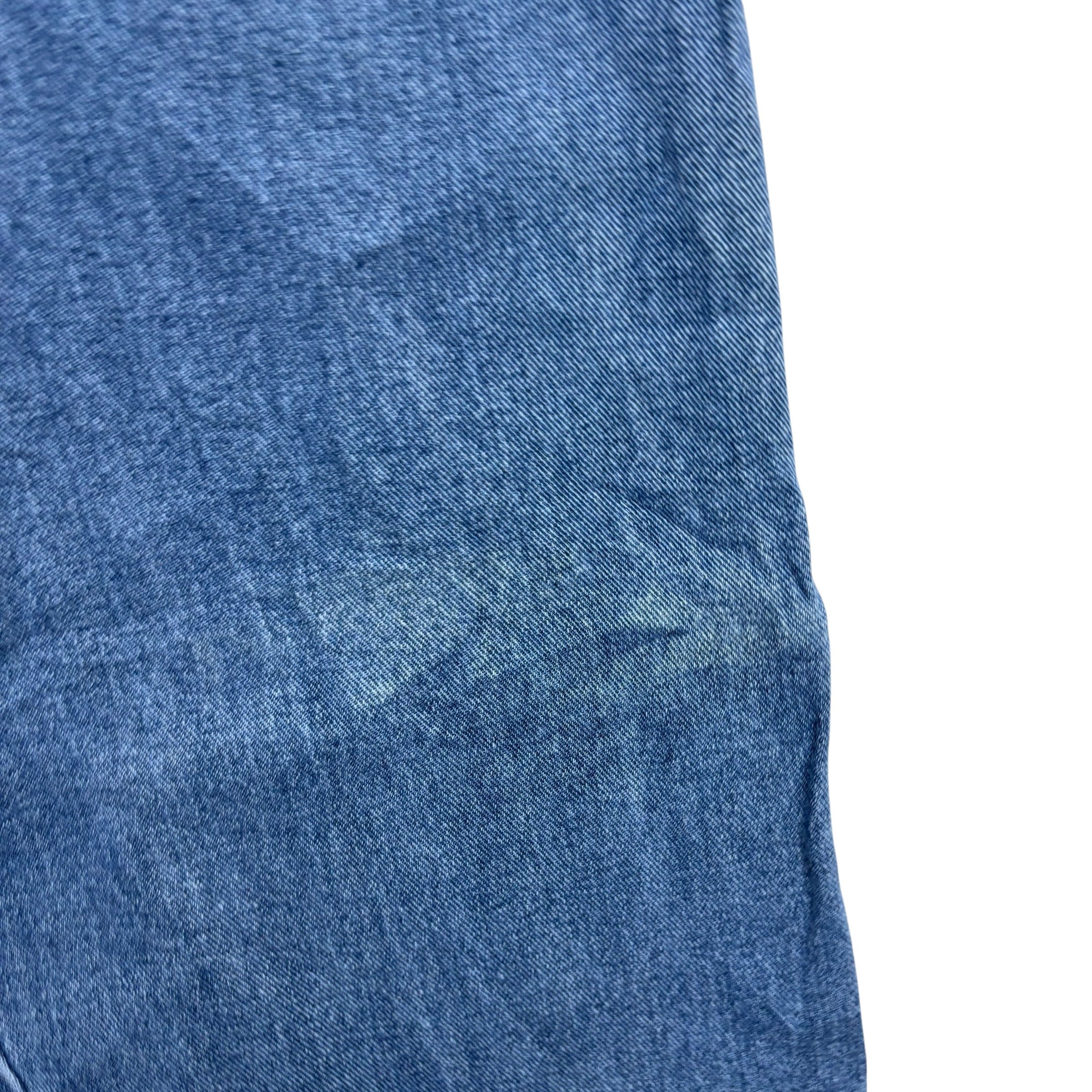 Wrangler Jeans W40 L34 Mens Mid Blue Relaxed Straight Fit Vintage Denim