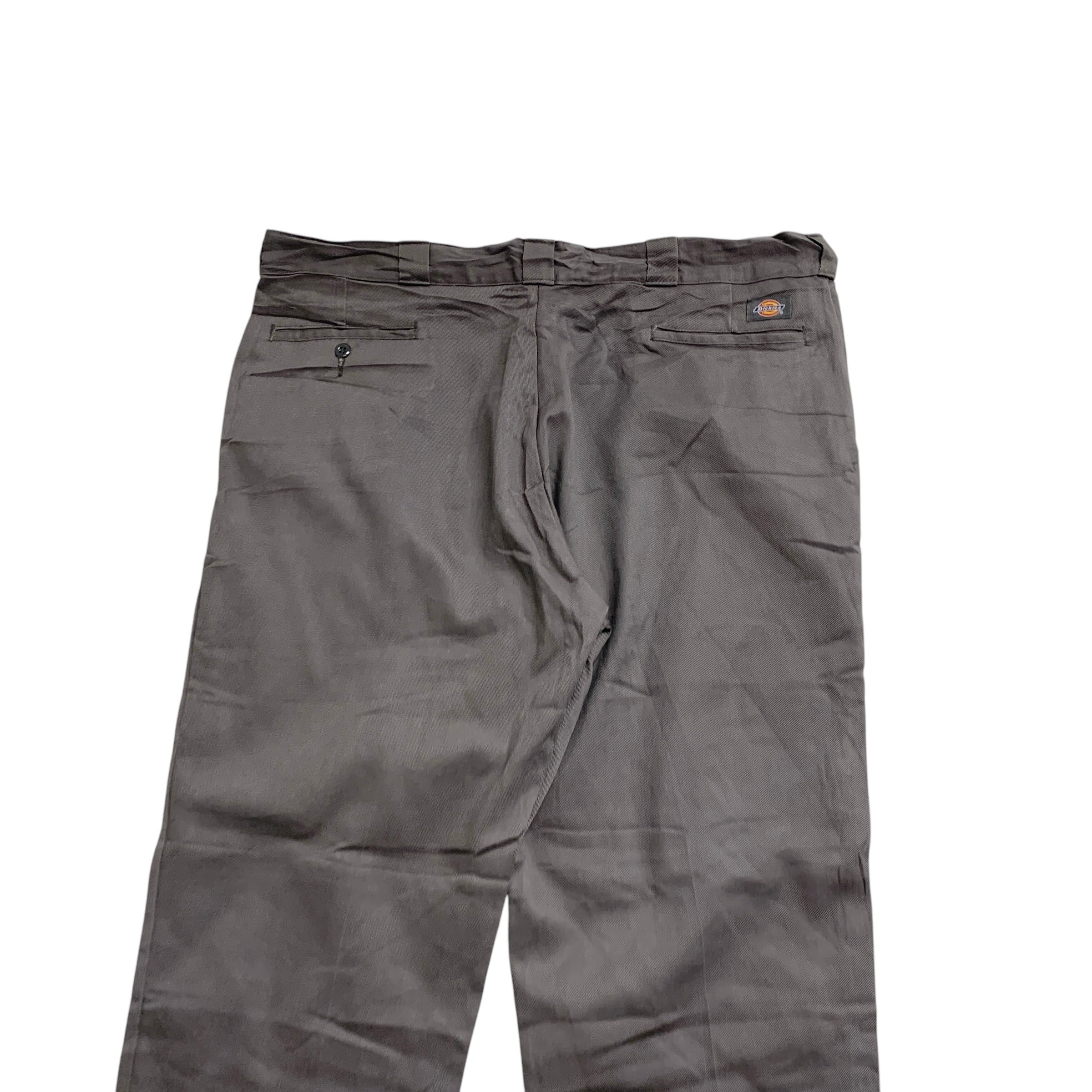 Dickies 874 Trousers W42 L32 Mens Grey Pants Original Straight Fit Workwear