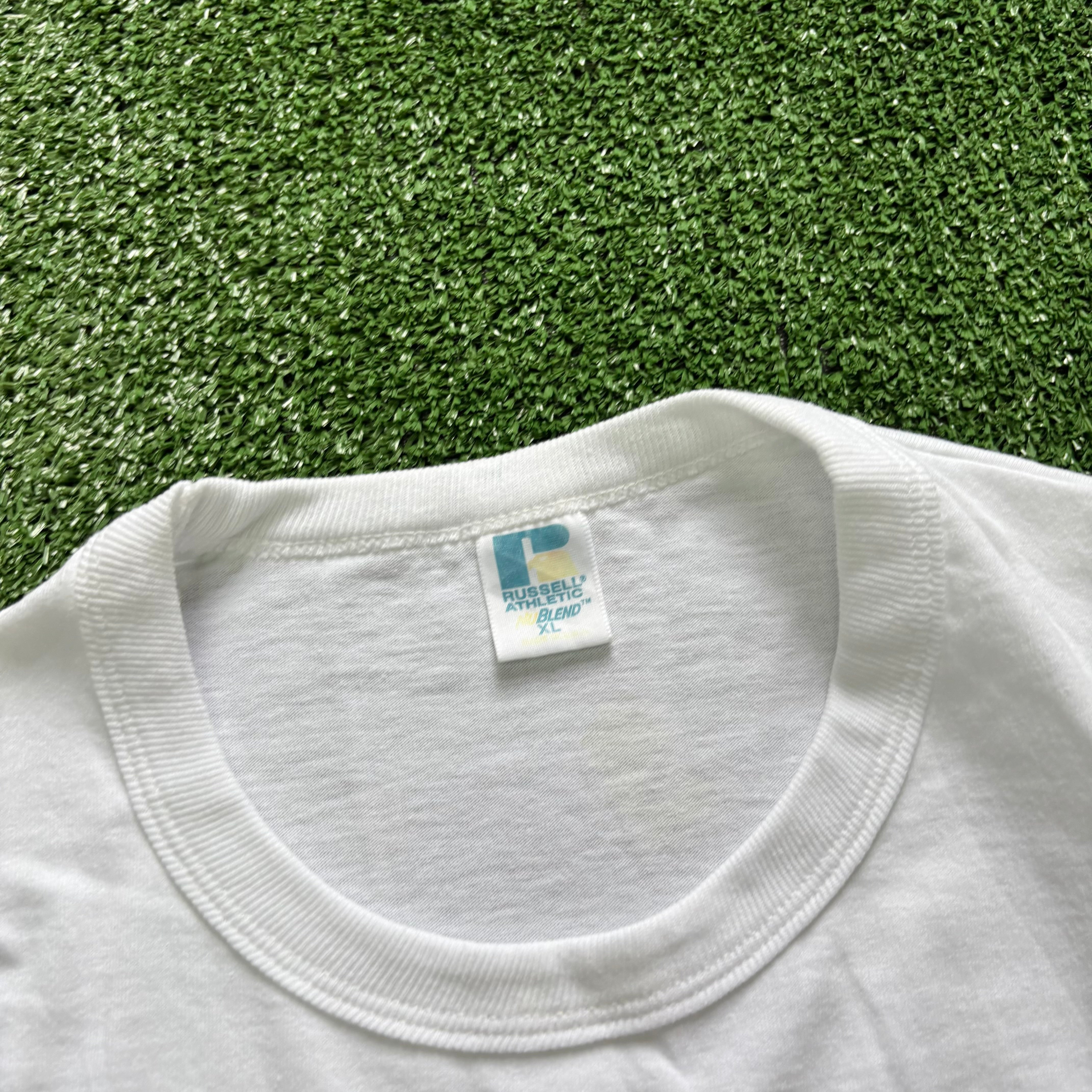 Vintage T Shirt Mens XL Grey Graphic Print 90s USA (E)