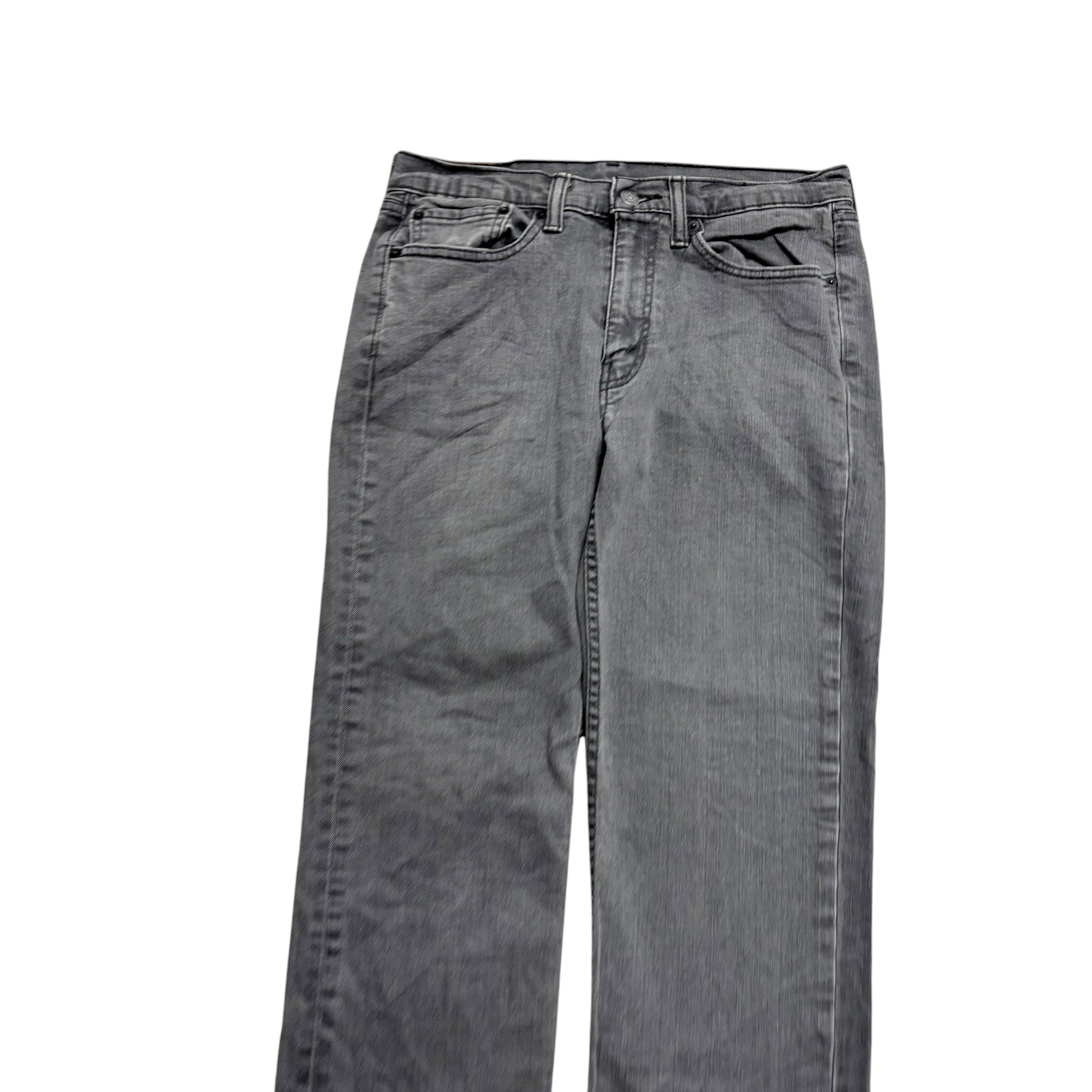 Levis 514 Jeans W31 L29 Mens Grey Regular Straight Fit Stretch Denim (E)