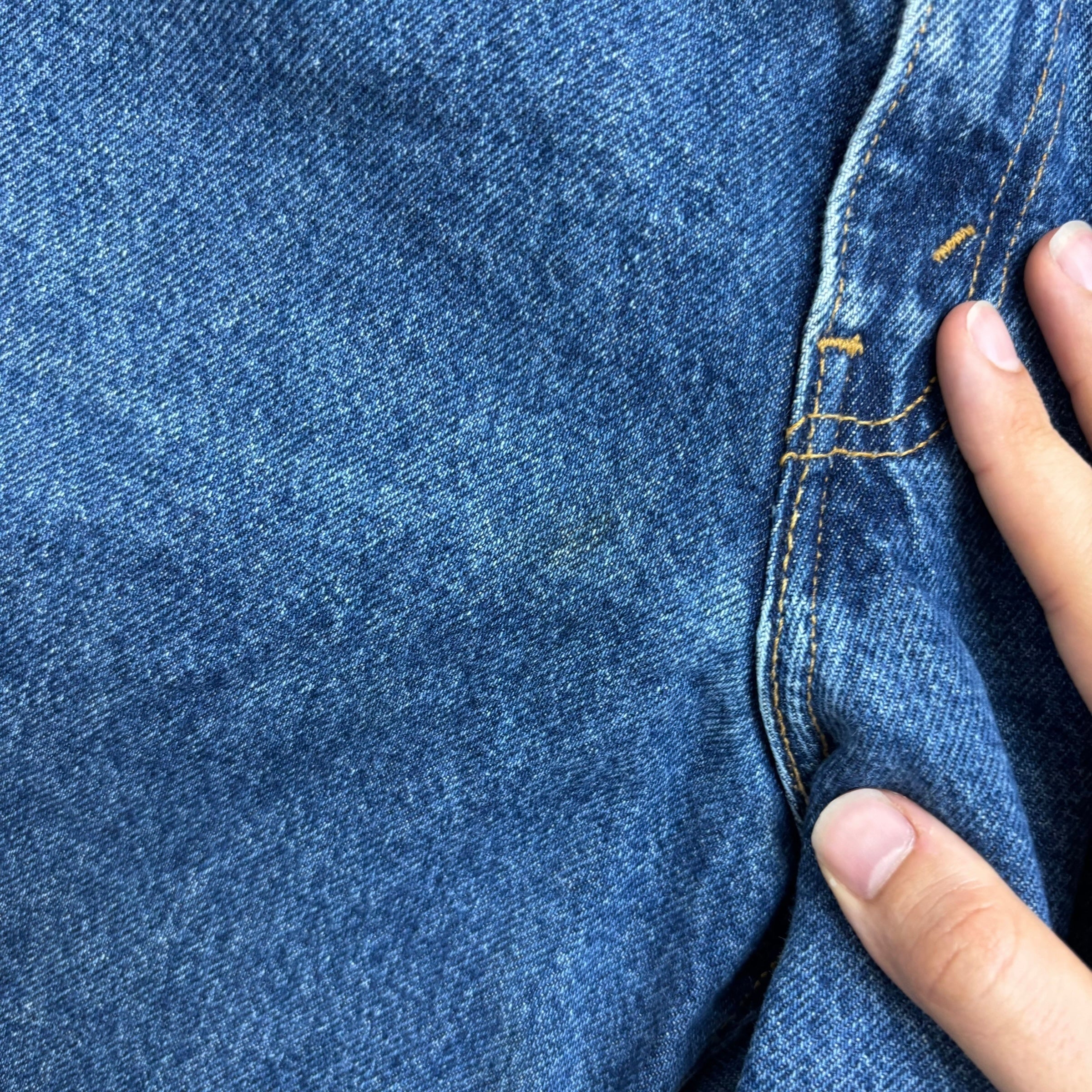 Levis 540 Jeans W42 L30 Mens Mid Blue Relaxed Tapered Fit Vintage Denim