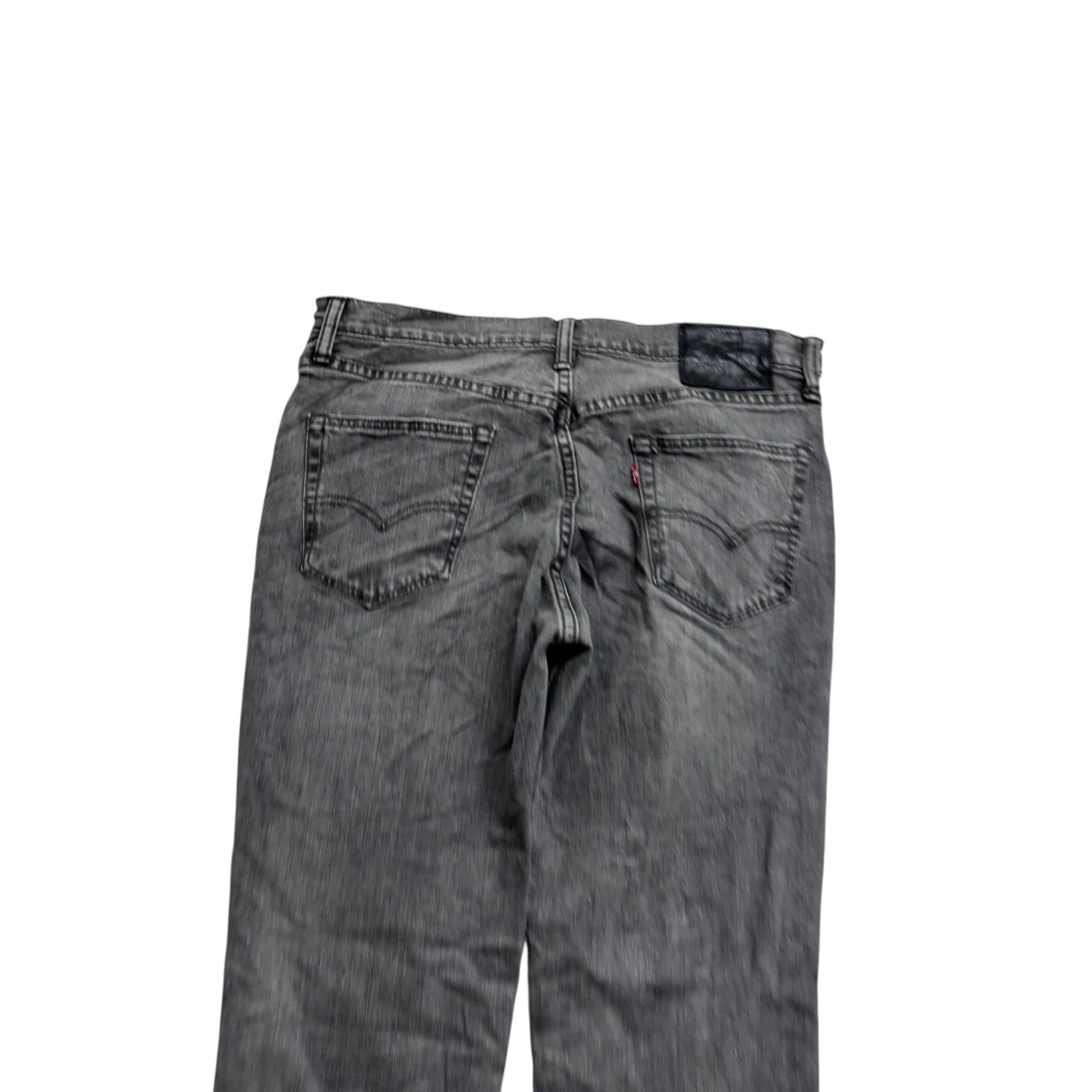 Levis 511 Jeans W34 L34 Mens Grey Slim Fit Stretch Denim (E)