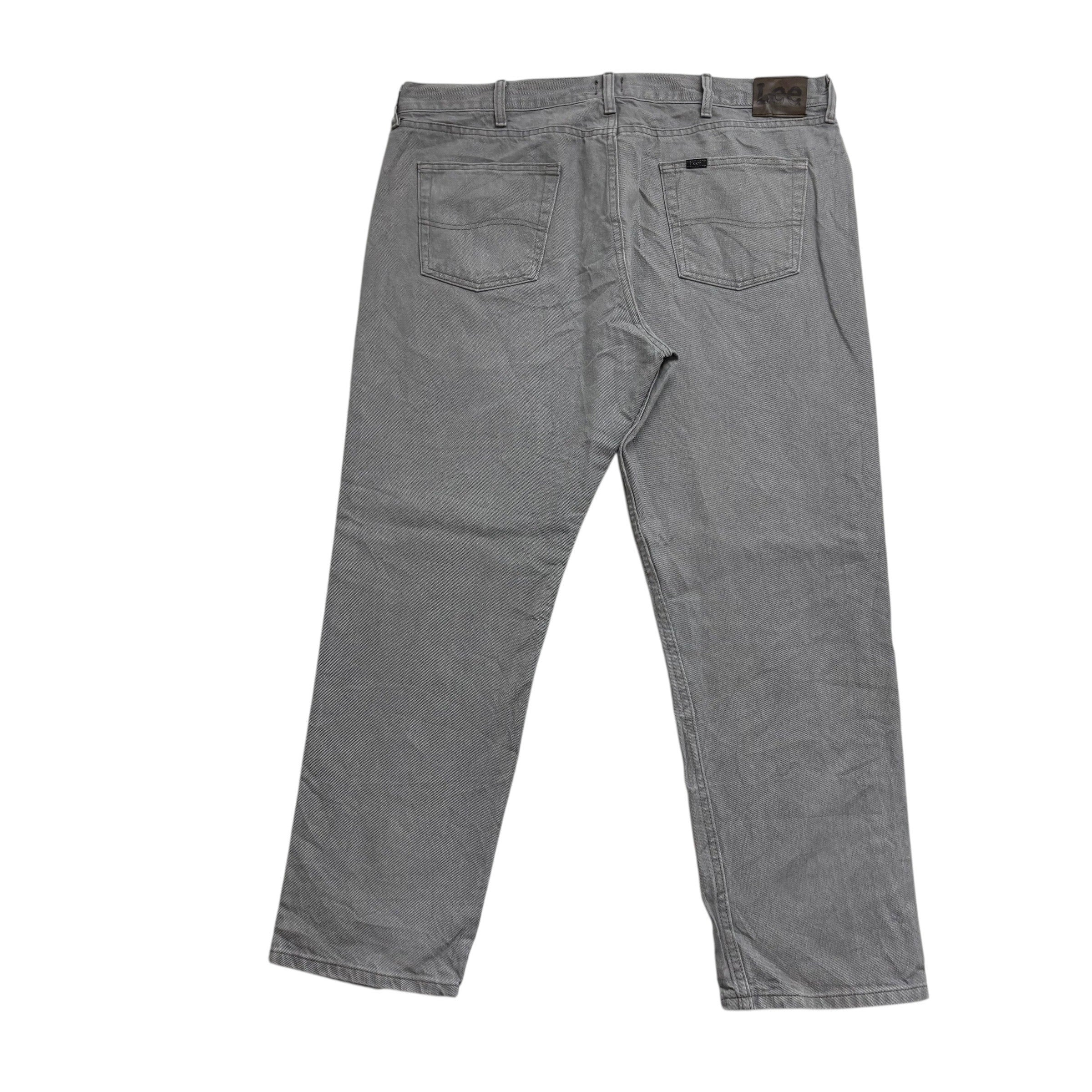 Lee Jeans W42 L30 Mens Grey Regular Straight Fit Denim (E)