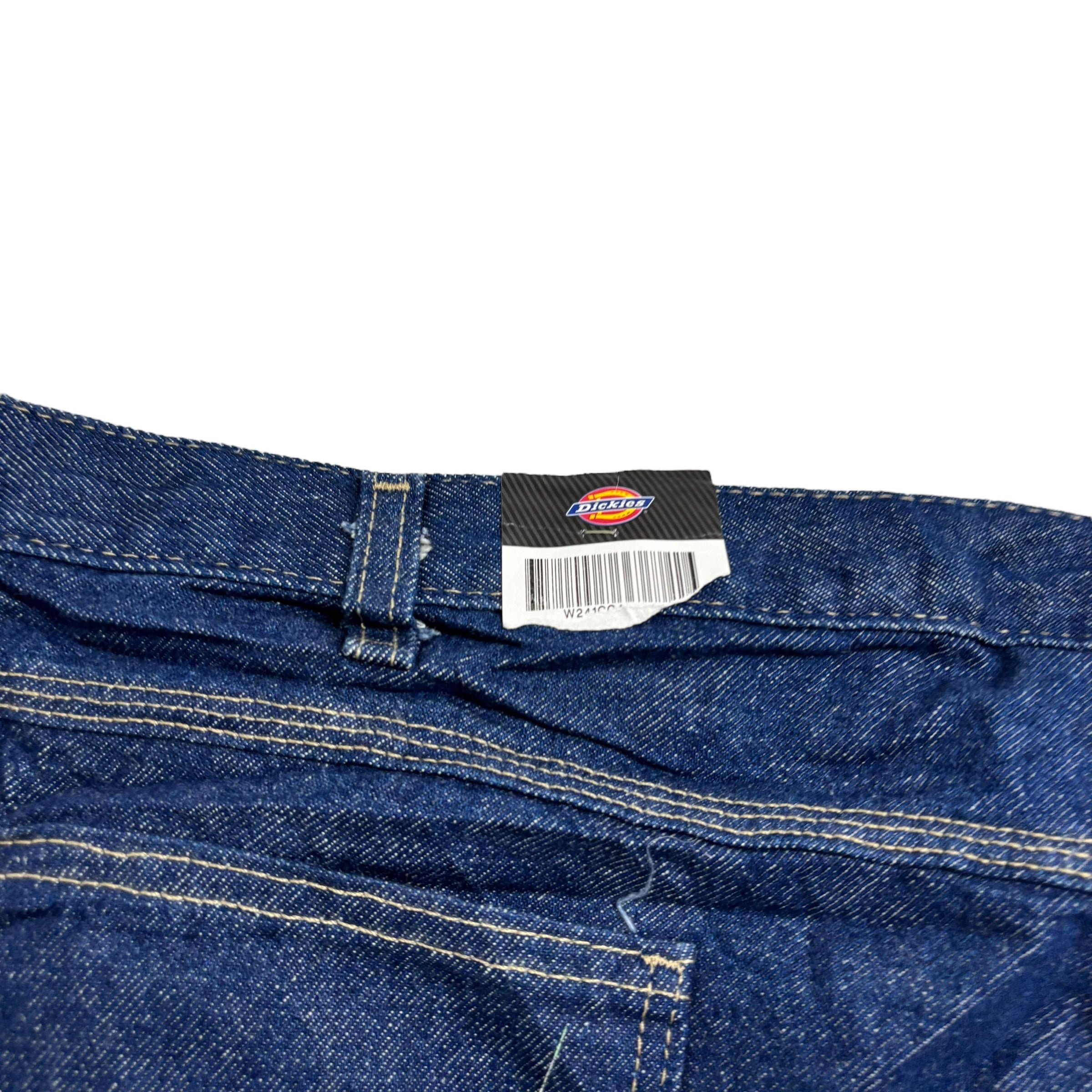 Dickies Carpenter Jeans W44 L32 Mens Dark Blue Relaxed Straight Fit Pants