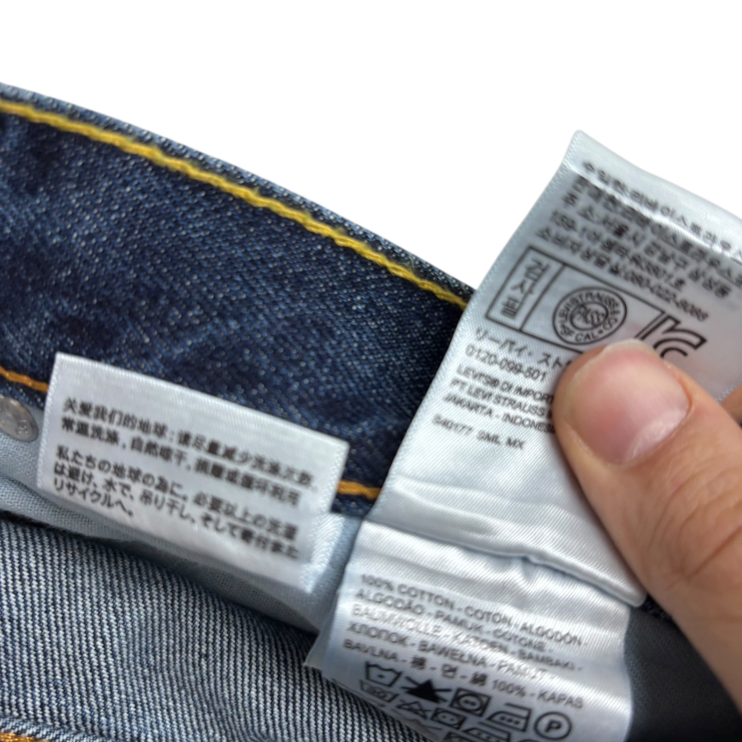 Levis 505 Jeans W38 L30 Mens Mid Blue Regular Straight Fit Denim (E)