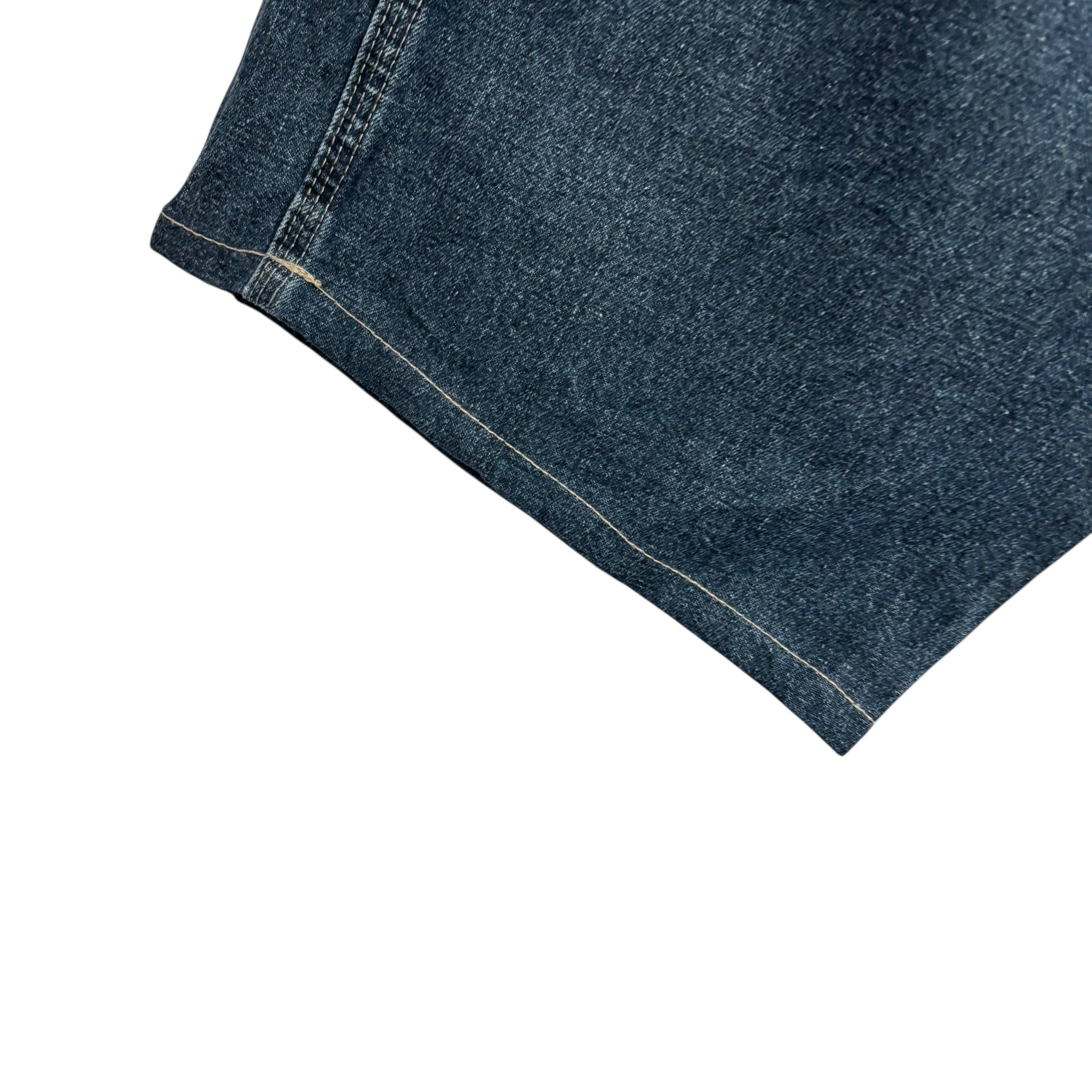 Wrangler Carpenter Jeans W40 L27 Mens Dark Blue Relaxed Straight Fit Denim