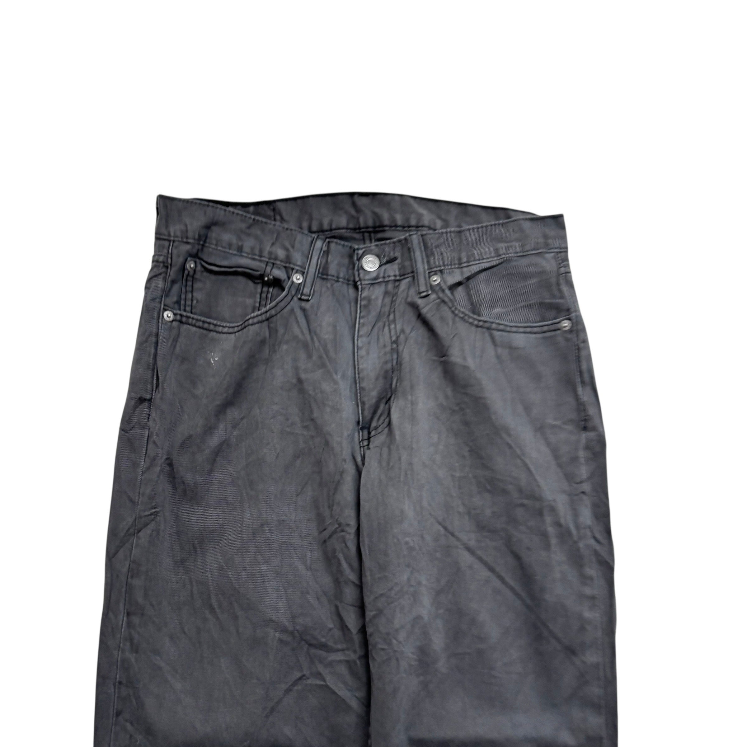 Levis 514 Trousers W32 L30 Mens Grey Regular Straight Fit Pants