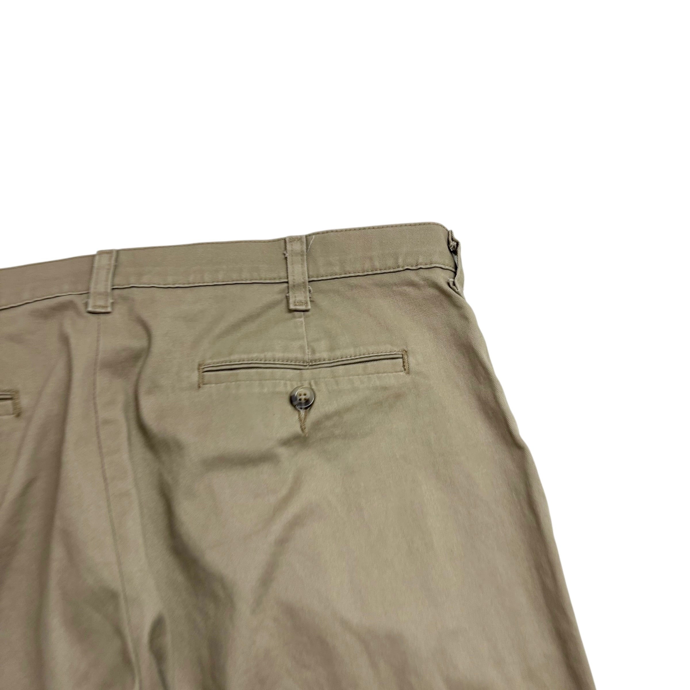 Lee Trousers W36 L30 Mens Beige Khaki Relaxed Fit Total Freedom Pants (E)
