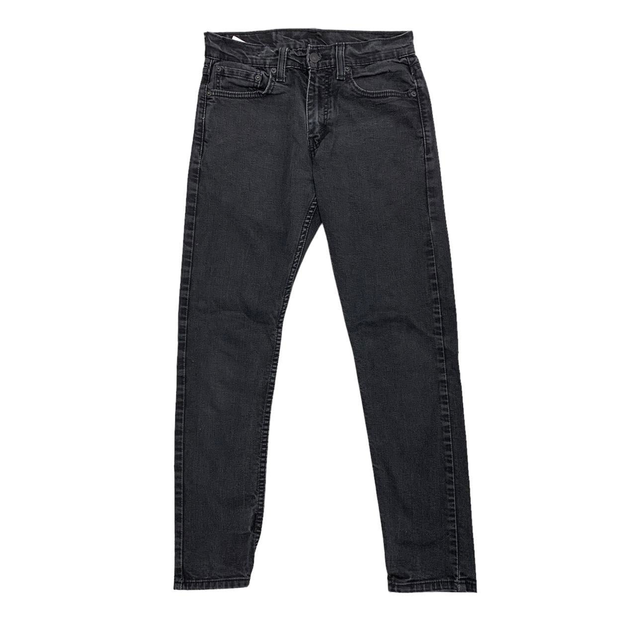 Levis 512 Jeans W29 L28 Mens Black Slim Taper Fit Stretch Denim
