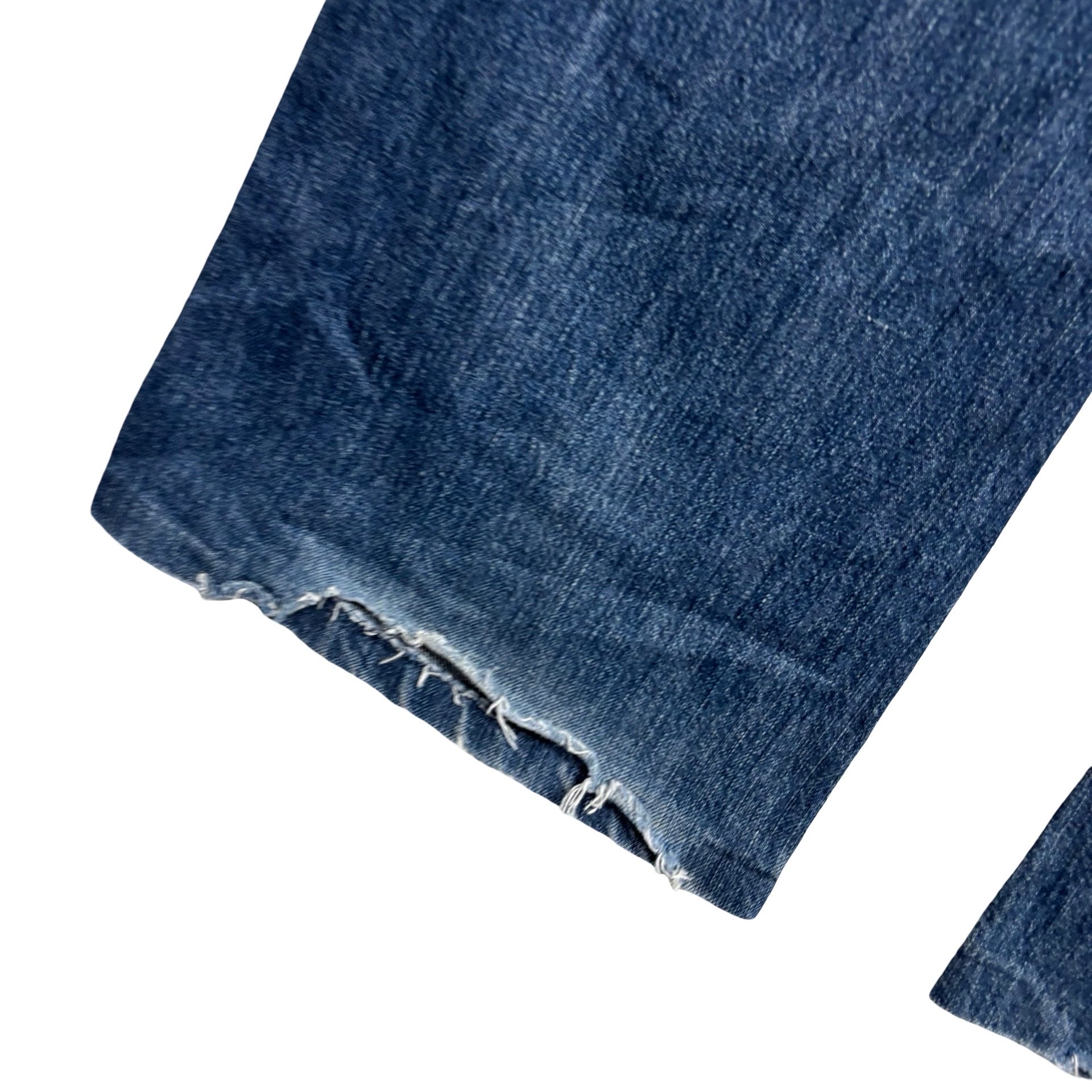 Diesel Zathan Jeans W36 L32 Mens Mid Blue Regular Bootcut Fit Denim (F)