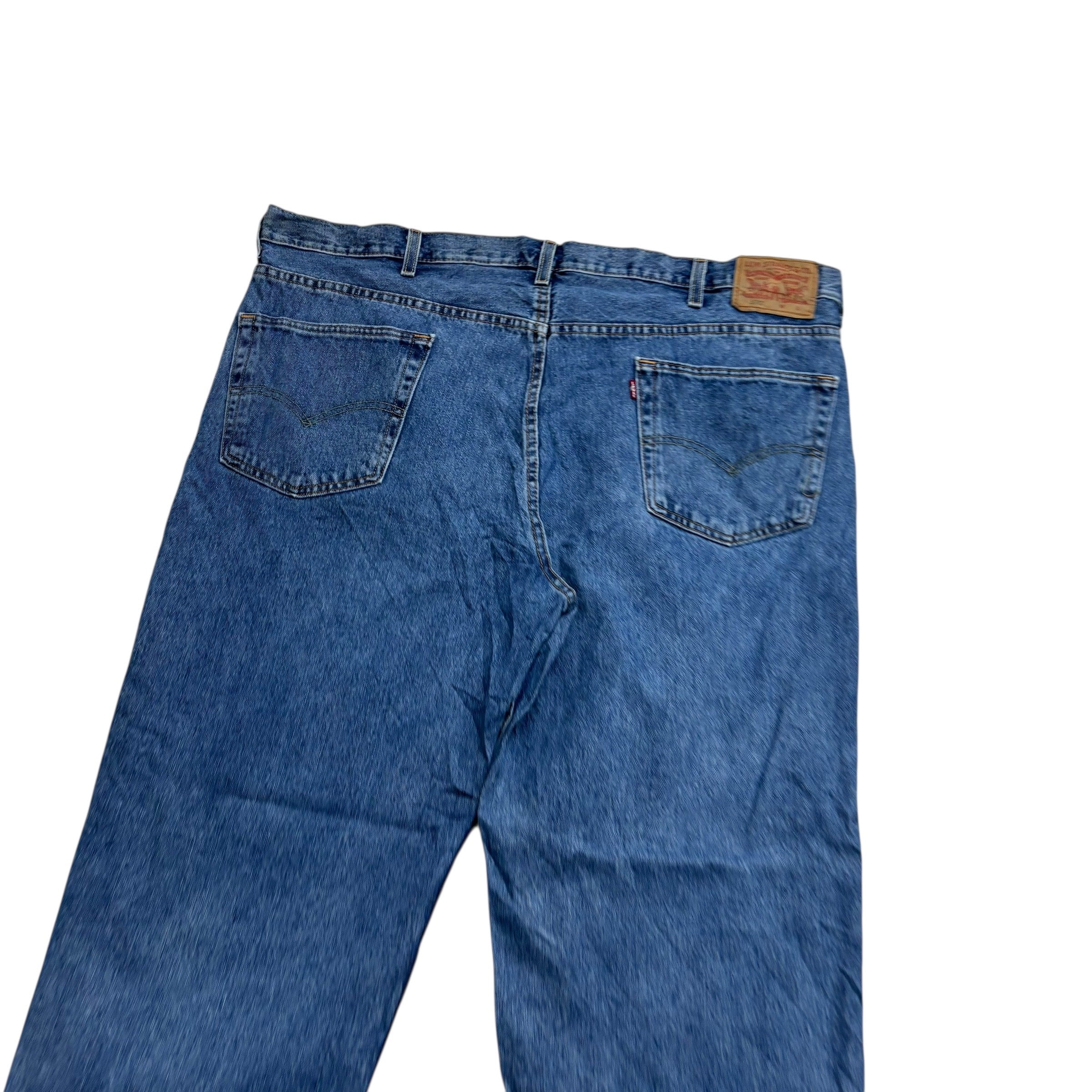 Levis 550 Jeans W44 L29 Mens Mid Blue Baggy Relaxed Straight Fit Denim