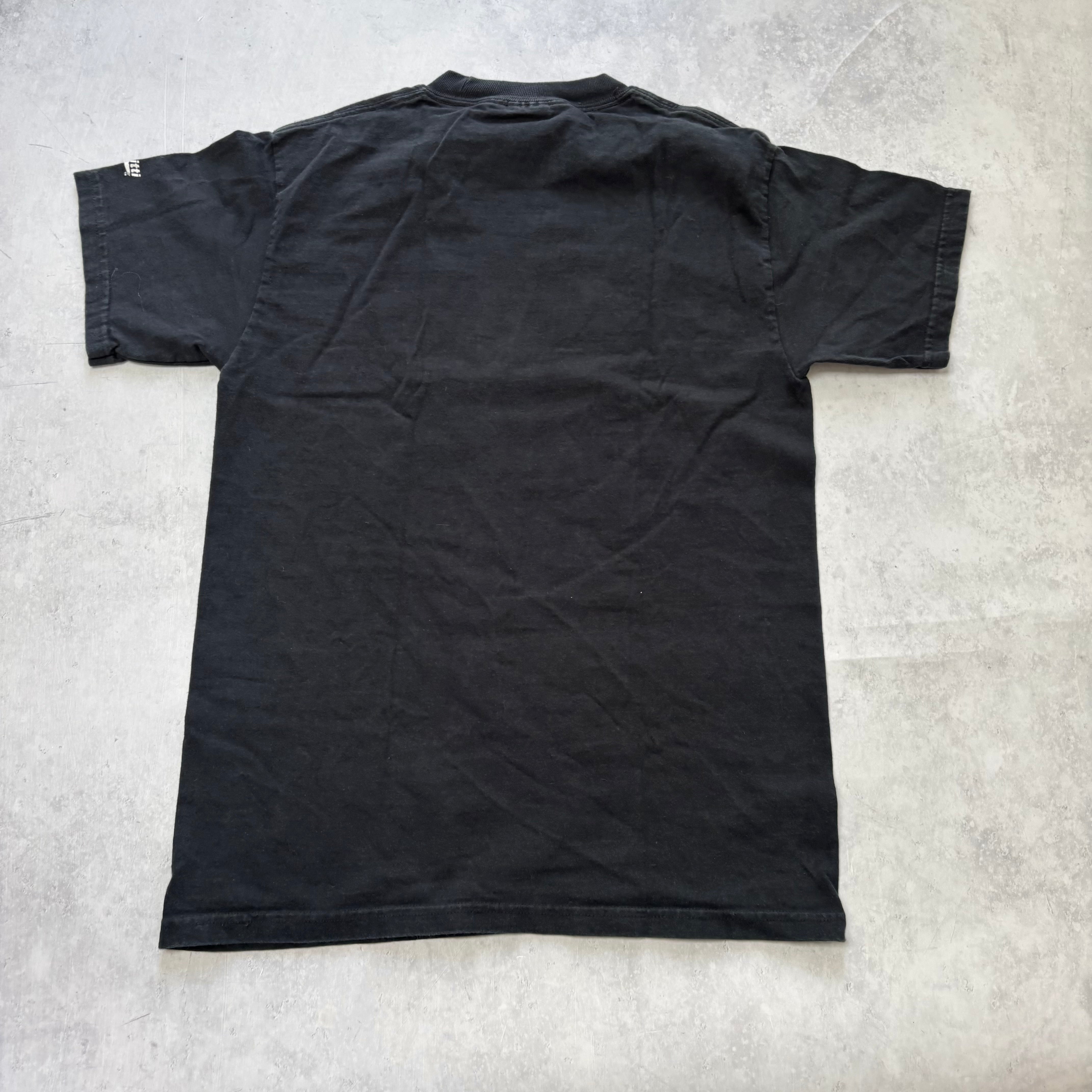 Vintage T Shirt Mens XS Black DC Comics Joker Batman Comics (E)