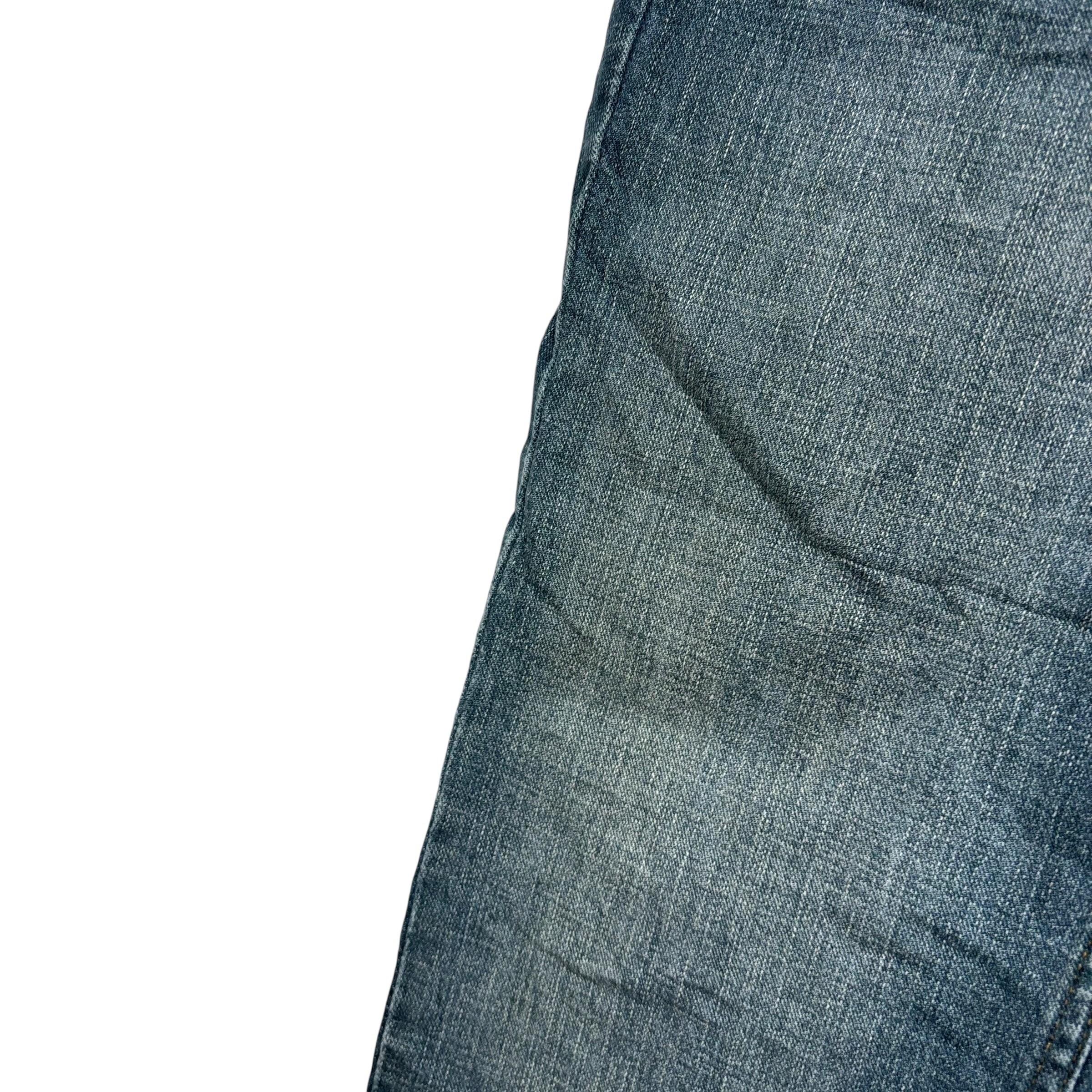 Levis Signature Jeans W32 L32 Mens Blue Regular Straight Stretch Denim