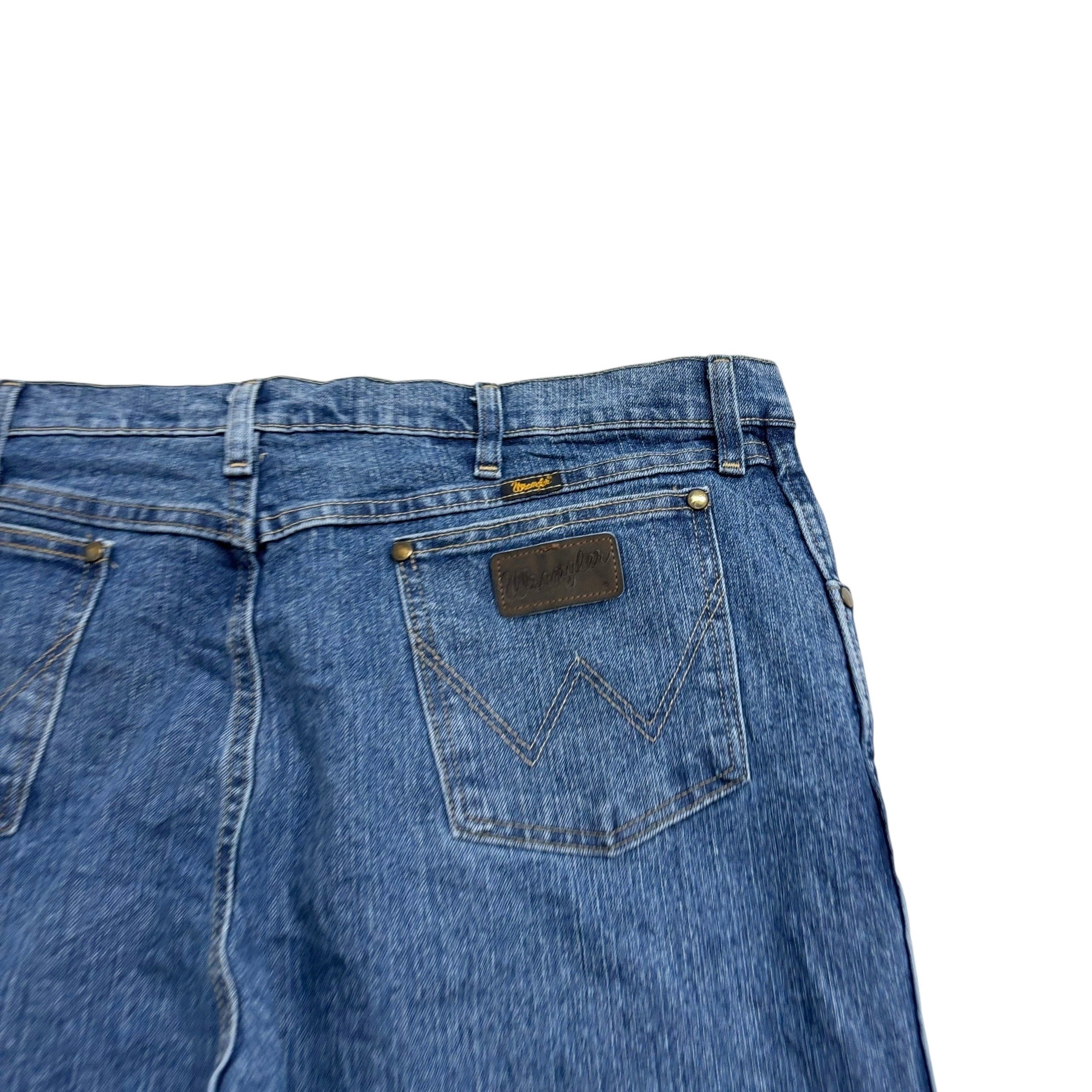 Wrangler Jeans Cowboy Cut W40 L30 Mens Mid Blue 47MAC Original Fit Stretch (E)