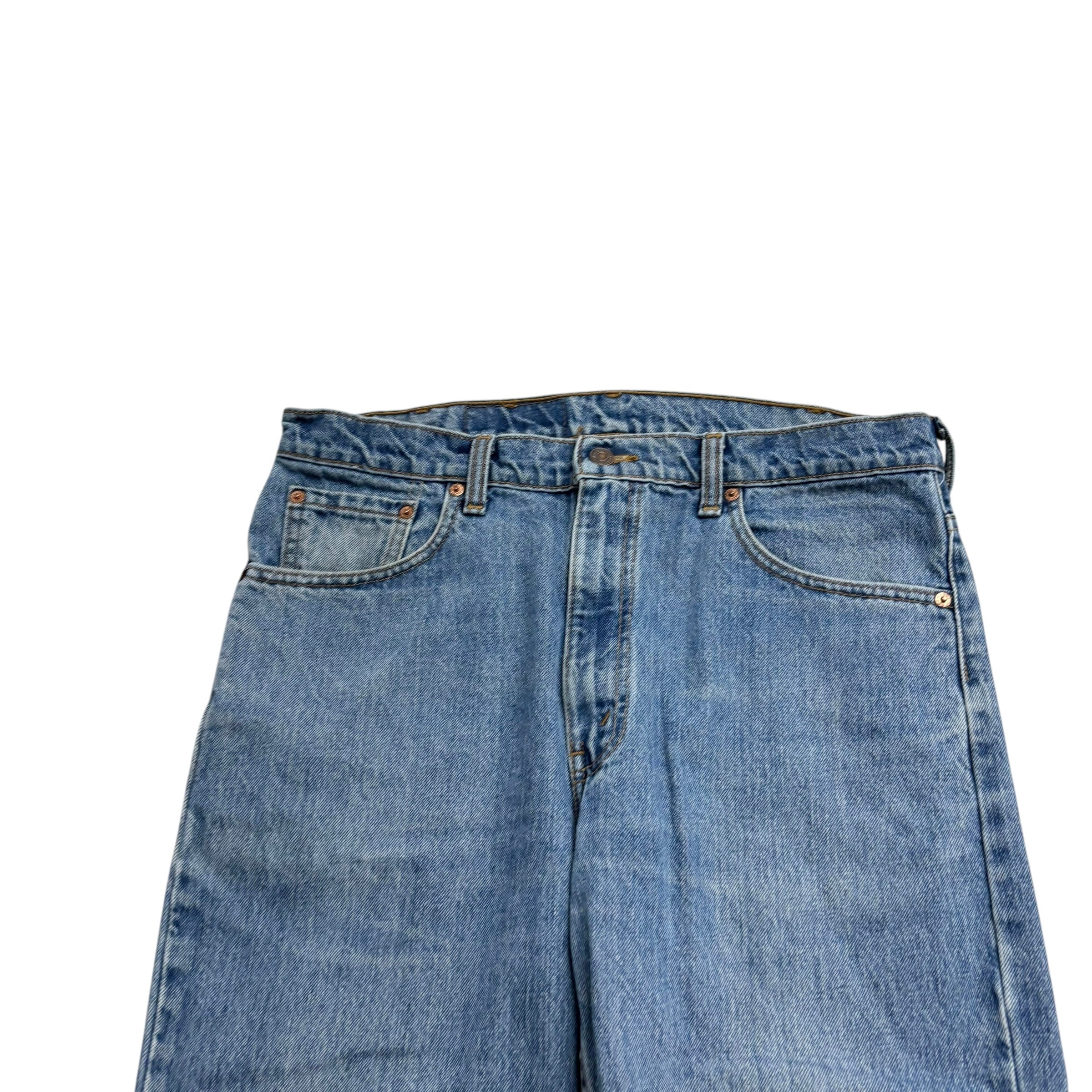 Levis 512 Jeans W35 L32 Mens Mid Blue Slim Tapered Fit Stretch Vintage Denim (F)