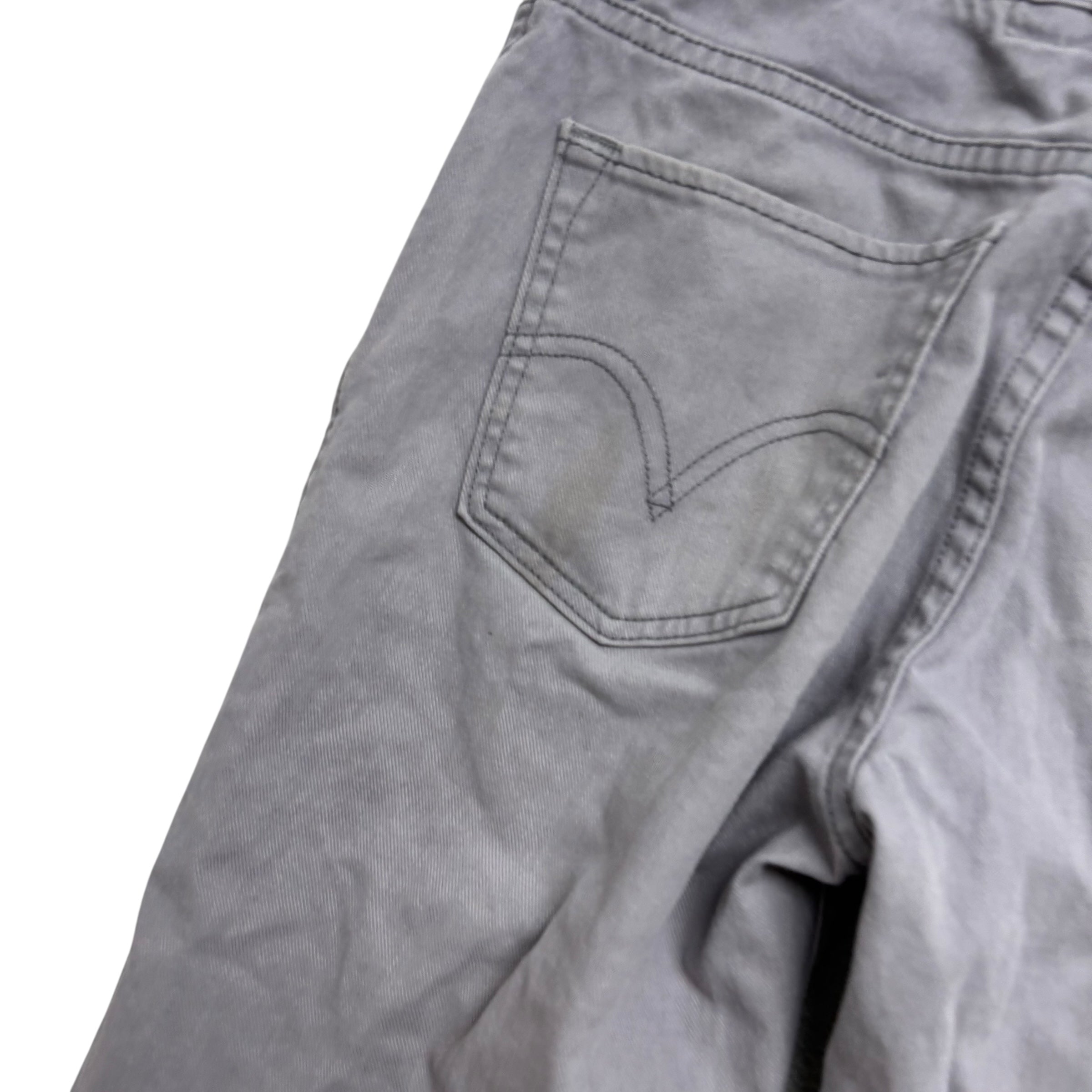 Levis 510 Jeans W30 L30 Mens Grey Skinny Fit Stretch Denim