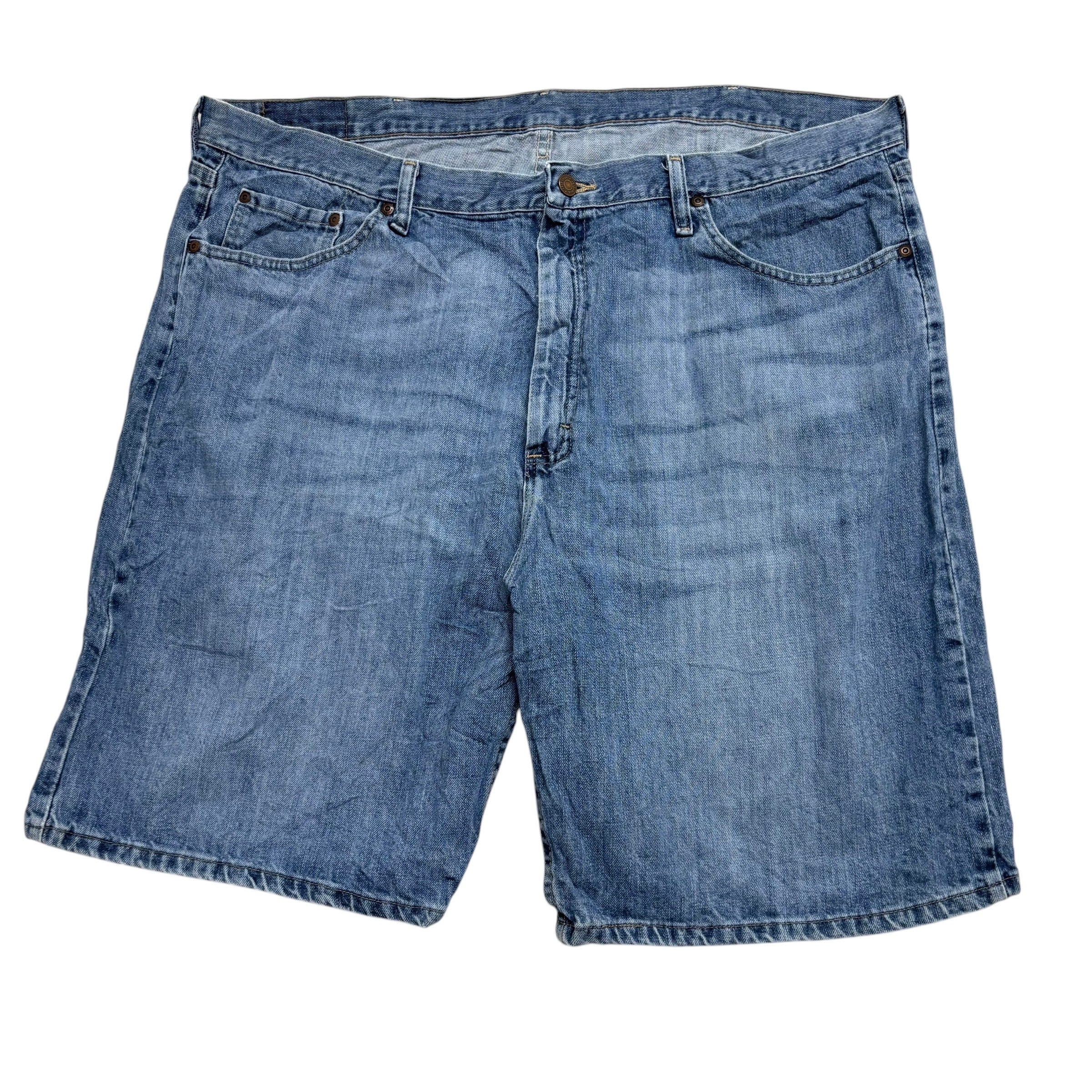 Wrangler Baggy Jorts W42 Mens Denim Shorts Mid Blue Relaxed Fit