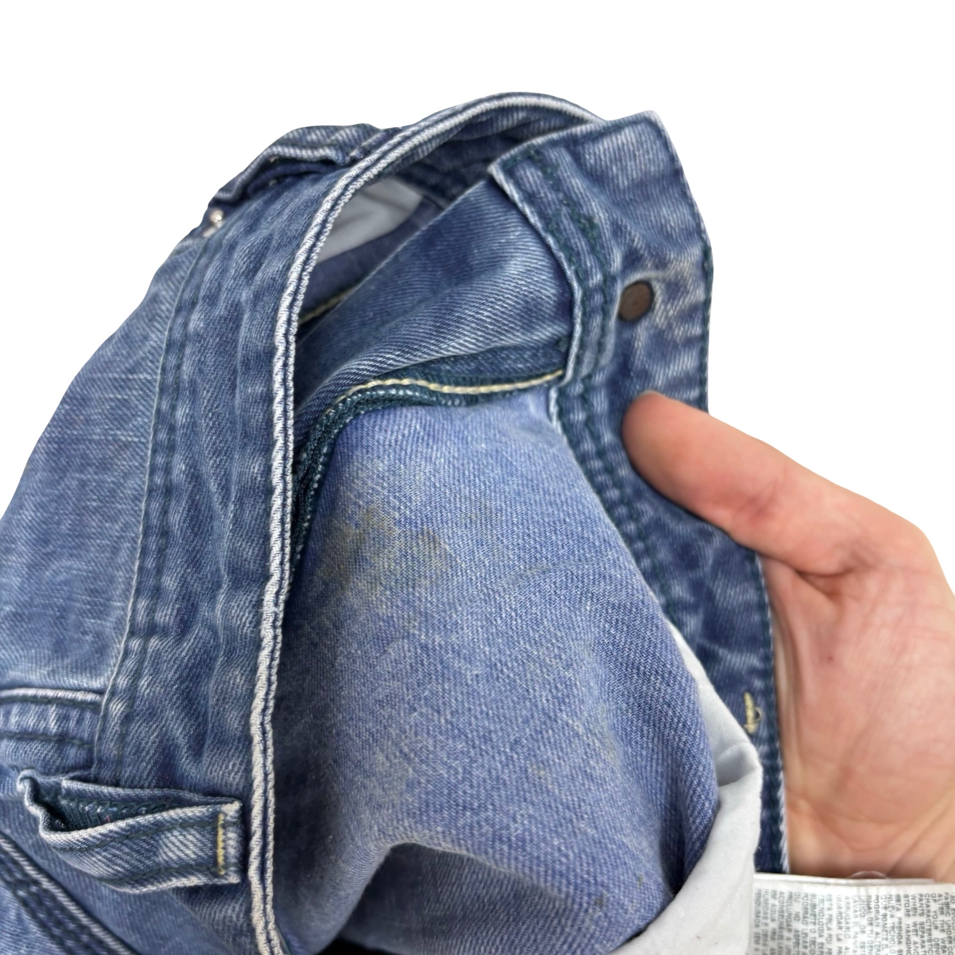 Diesel Krooley Jeans W31 L32 Mens Navy Blue Slim Carrot Fit Denim