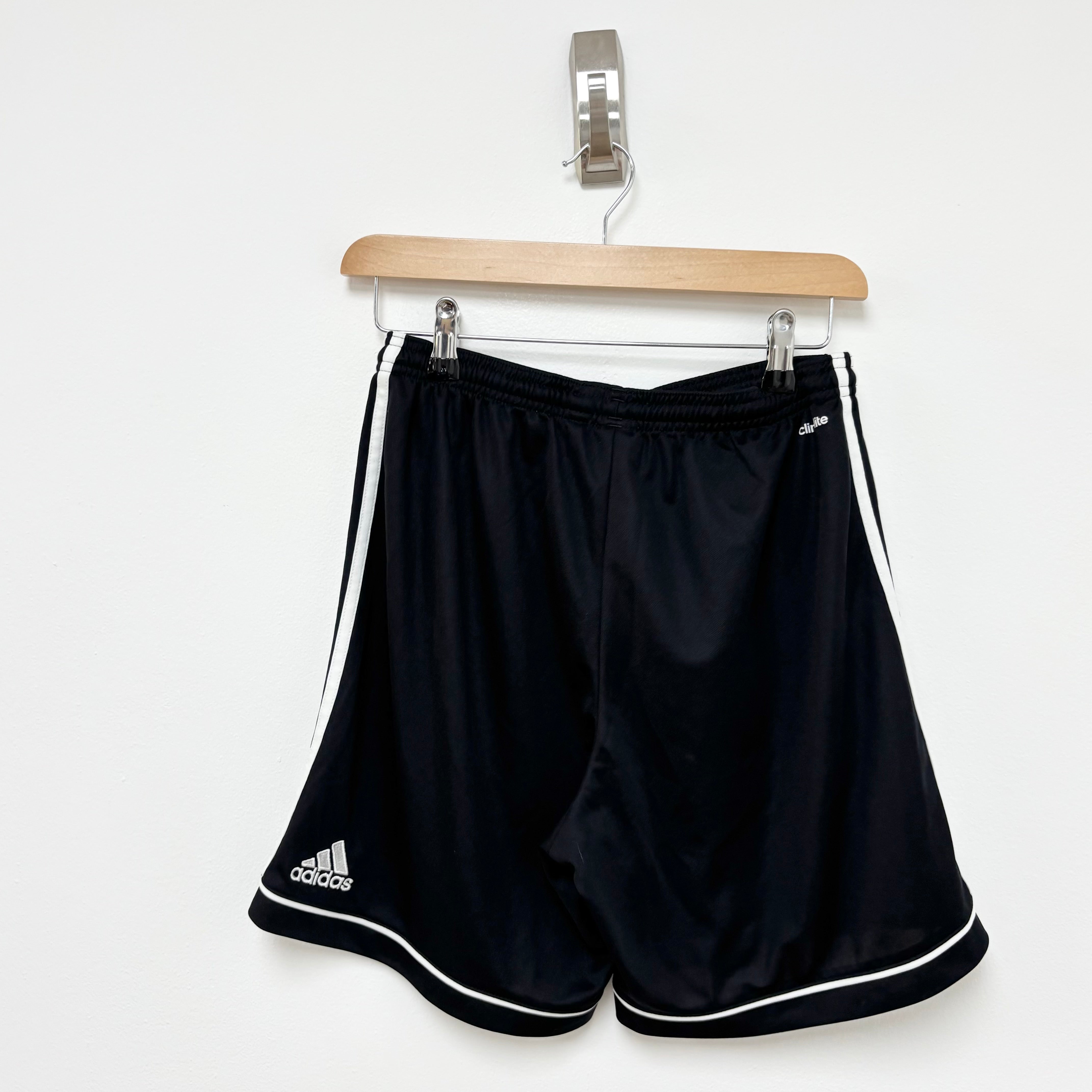 Adidas Shorts Mens Medium Black Sports Running Gym Athletic (E)