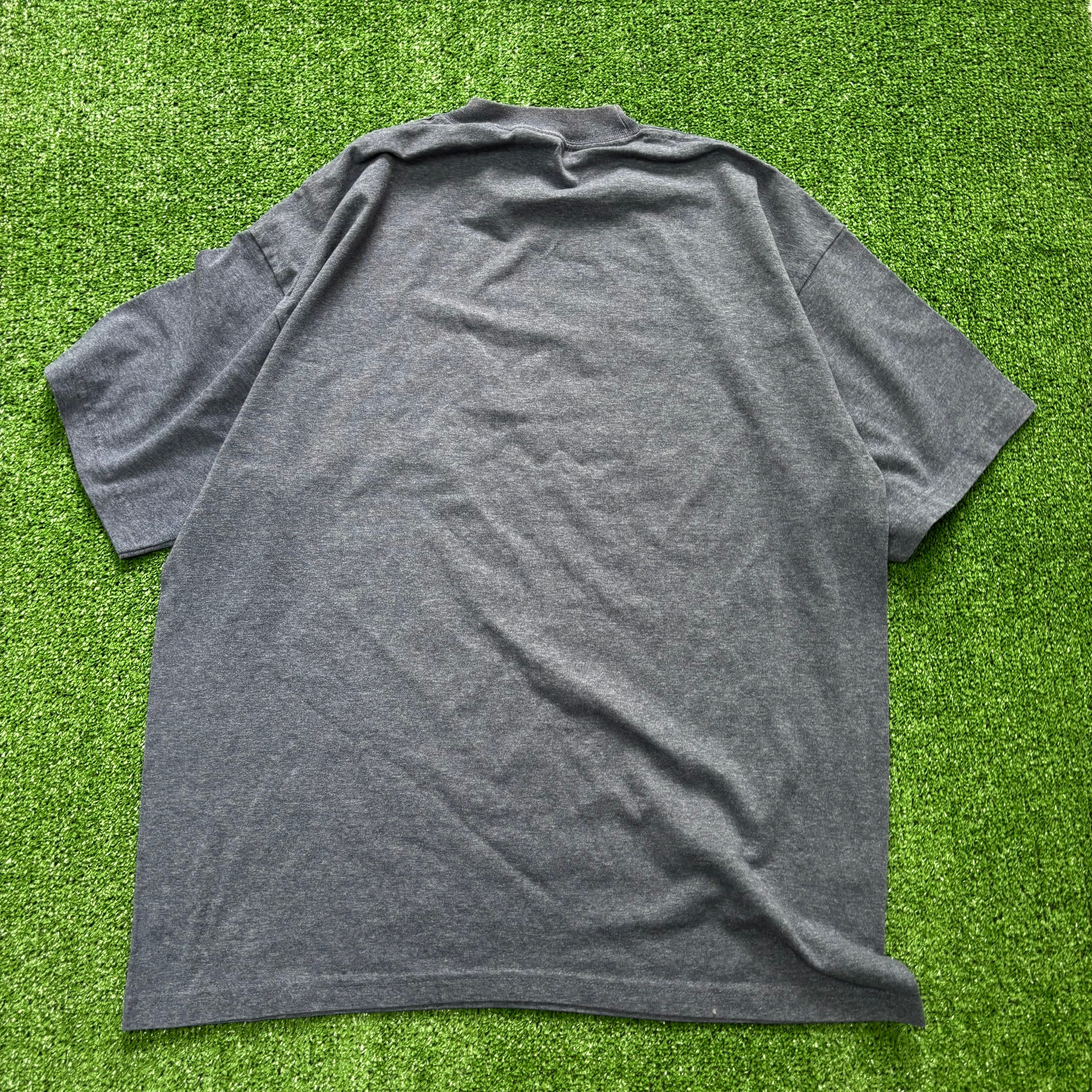 Vintage T Shirt Mens XL Grey Graphic Print 90s USA Tourist (E)