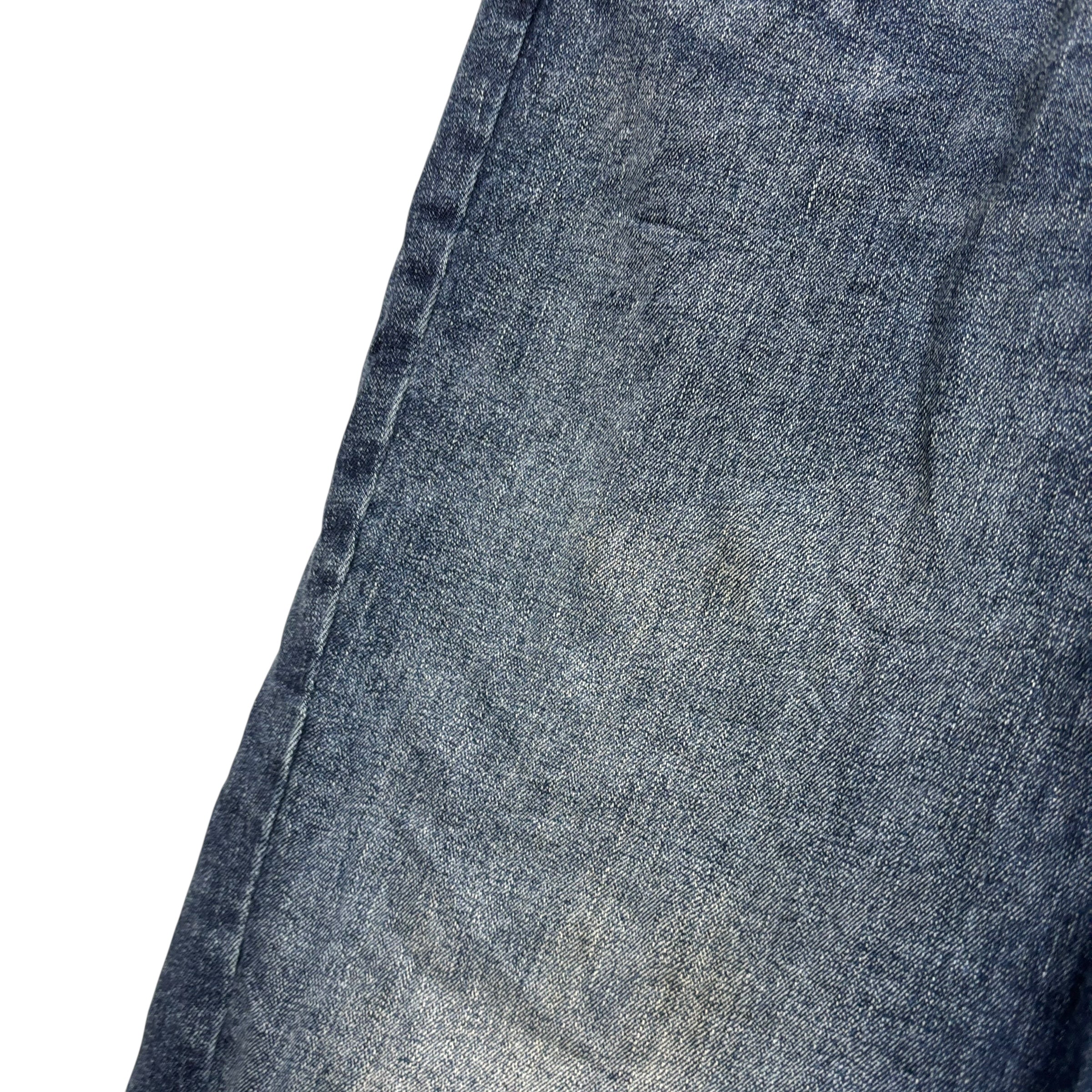 Levis 541 Jeans W36 L34 Mens Navy Blue Athletic Tapered Fit Stretch Denim