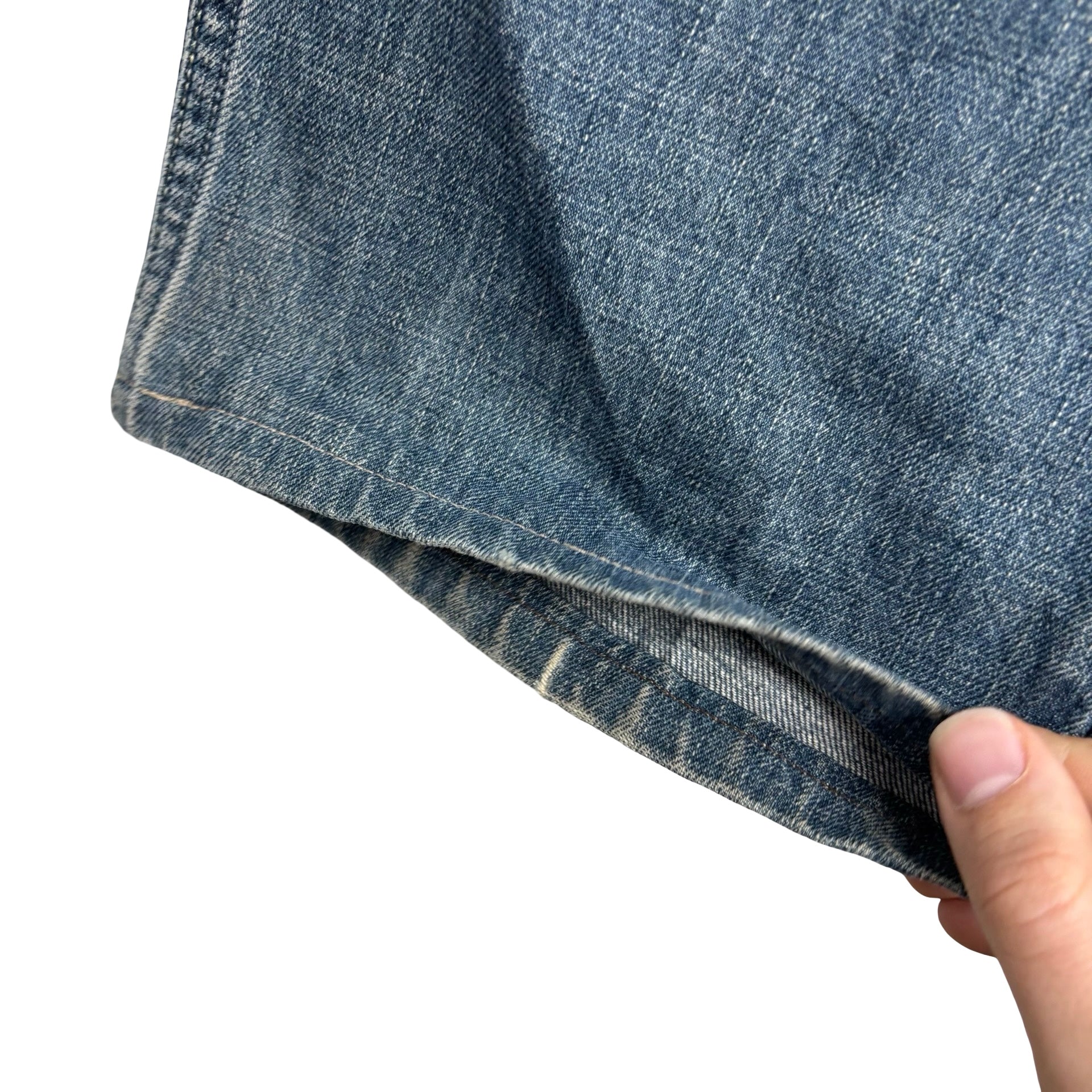 Diesel Rolan Jeans W30 L30 Mens Mid Blue Relaxed Straight Fit Denim