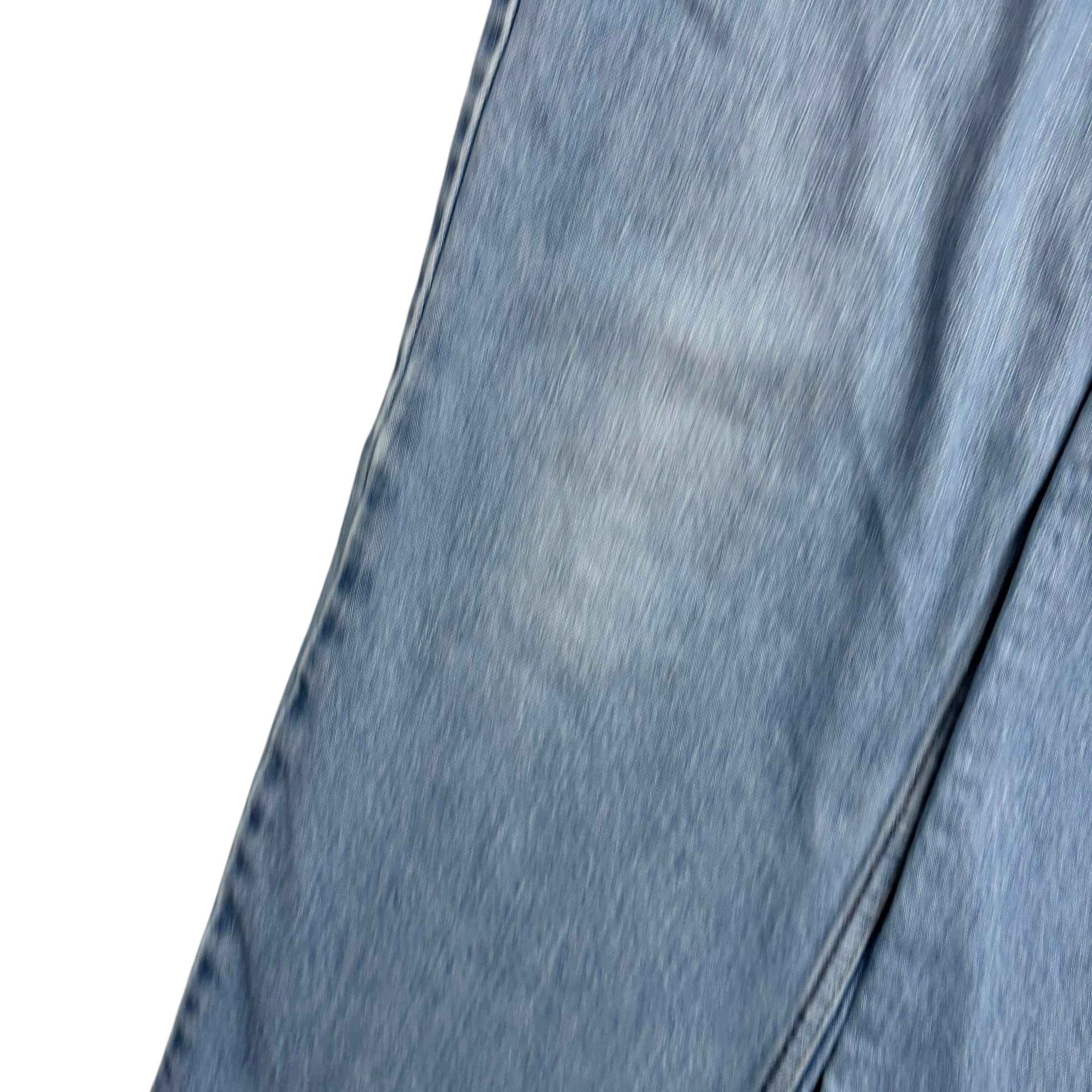 Levis 516 Jeans W34 L27 Mens Light Blue Regular Straight Fit Vintage Denim (E)