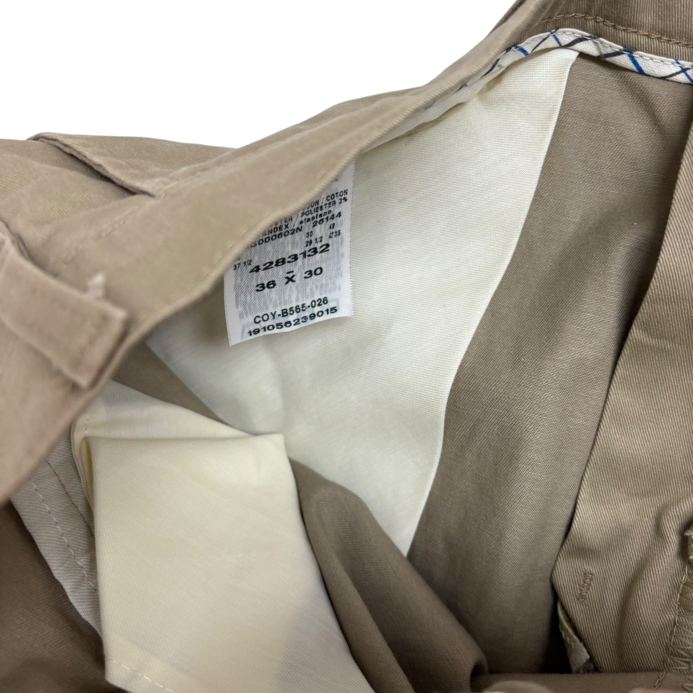 Lee Trousers W36 L30 Mens Khaki Relaxed Fit Total Freedom Pants
