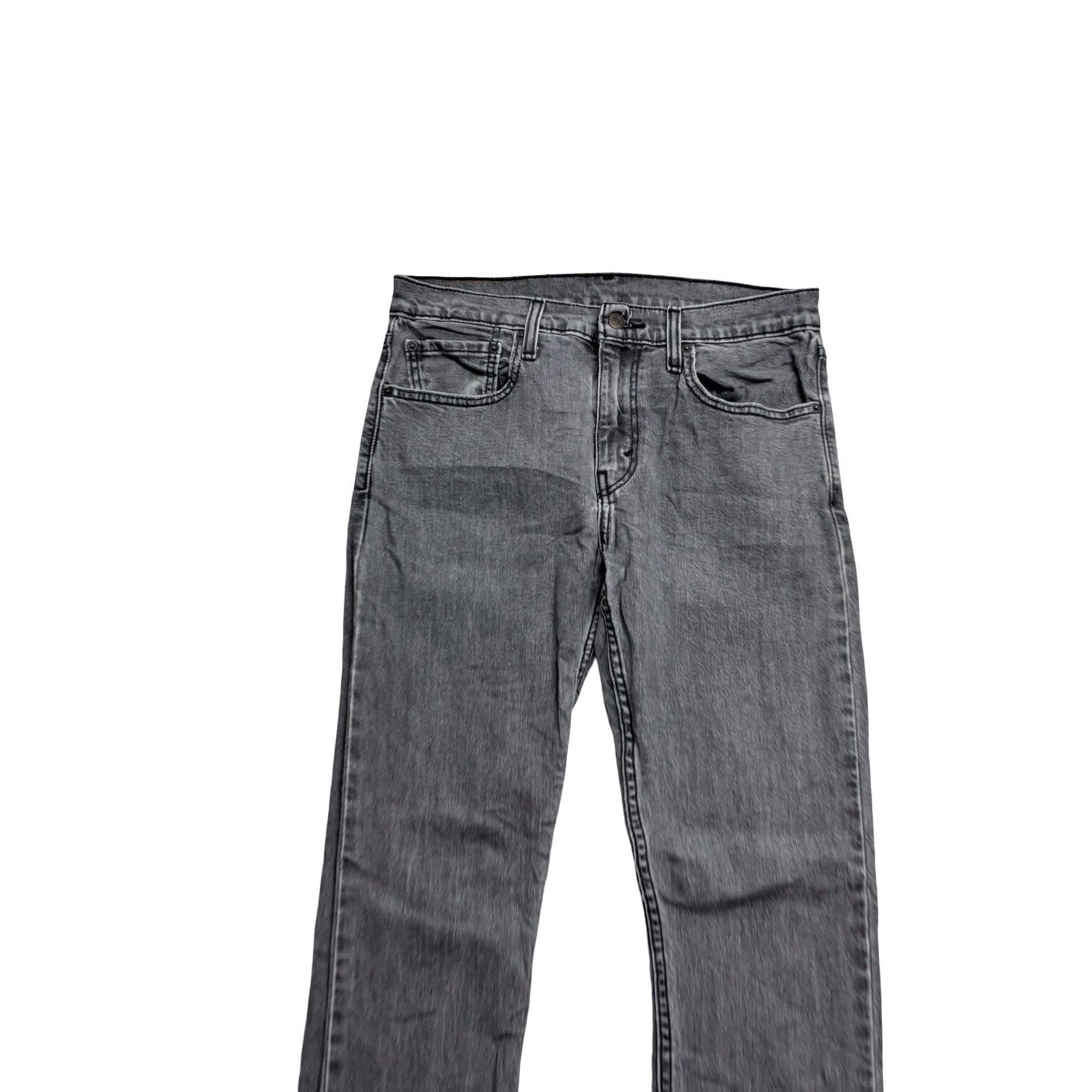 Levis 512 Lo-Ball Jeans W32 L33 Mens Grey Slim Tapered Fit Stretch Denim