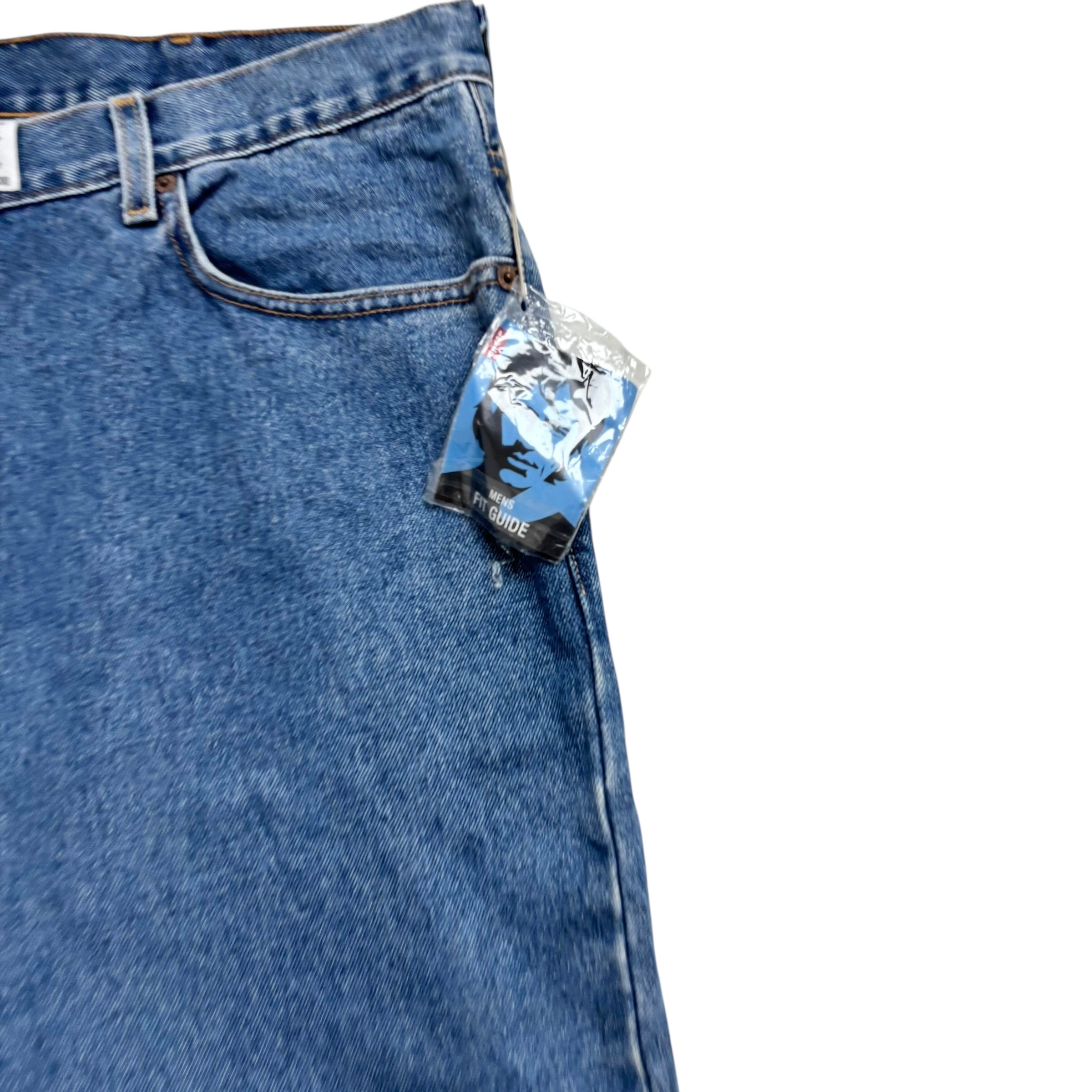 Levis 550 Jeans W42 L30 Mens Mid Blue Baggy Relaxed Straight Vintage Denim (E)