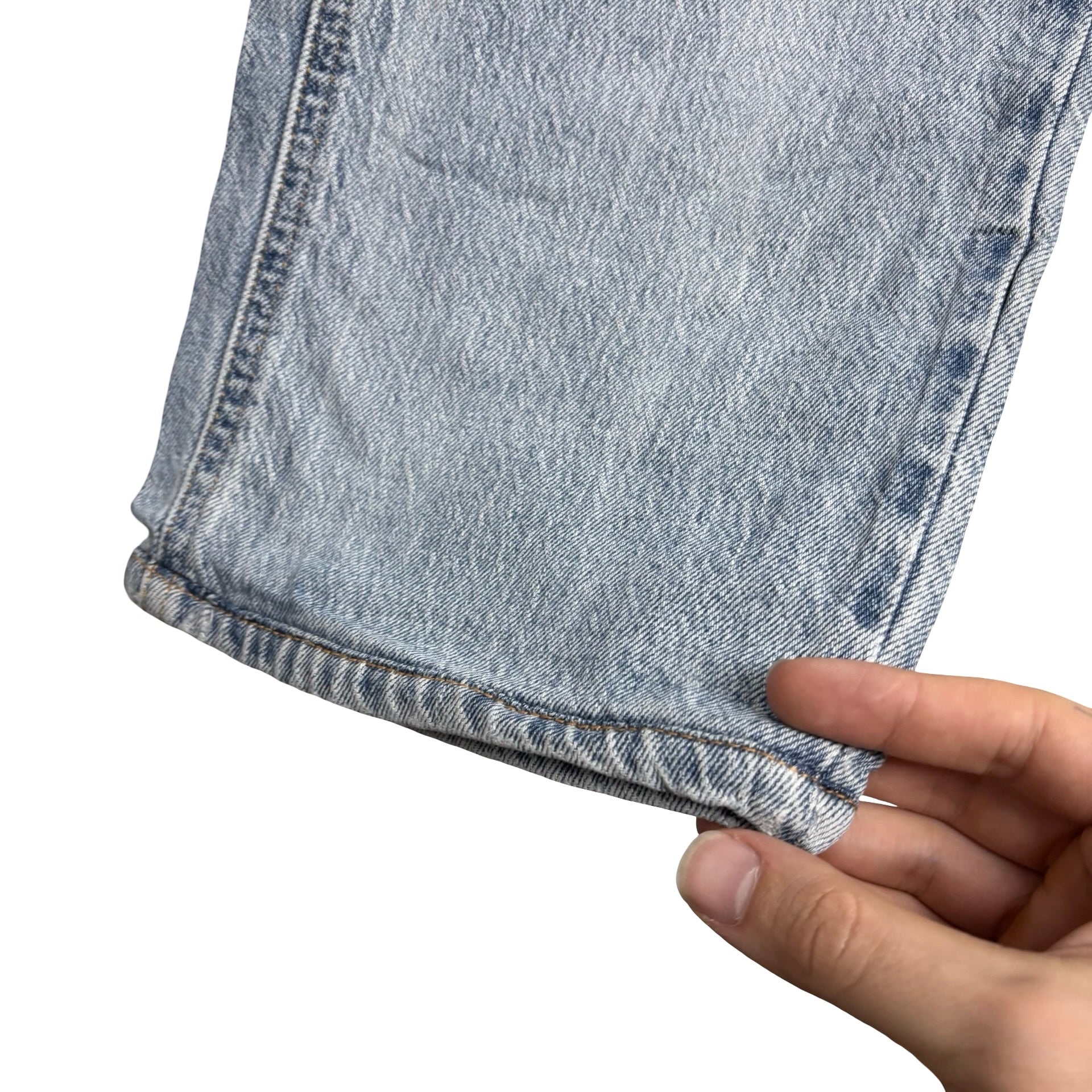 Levis 541 Jeans W36 L29 Mens Light Blue Athletic Tapered Fit Stretch Denim (E)