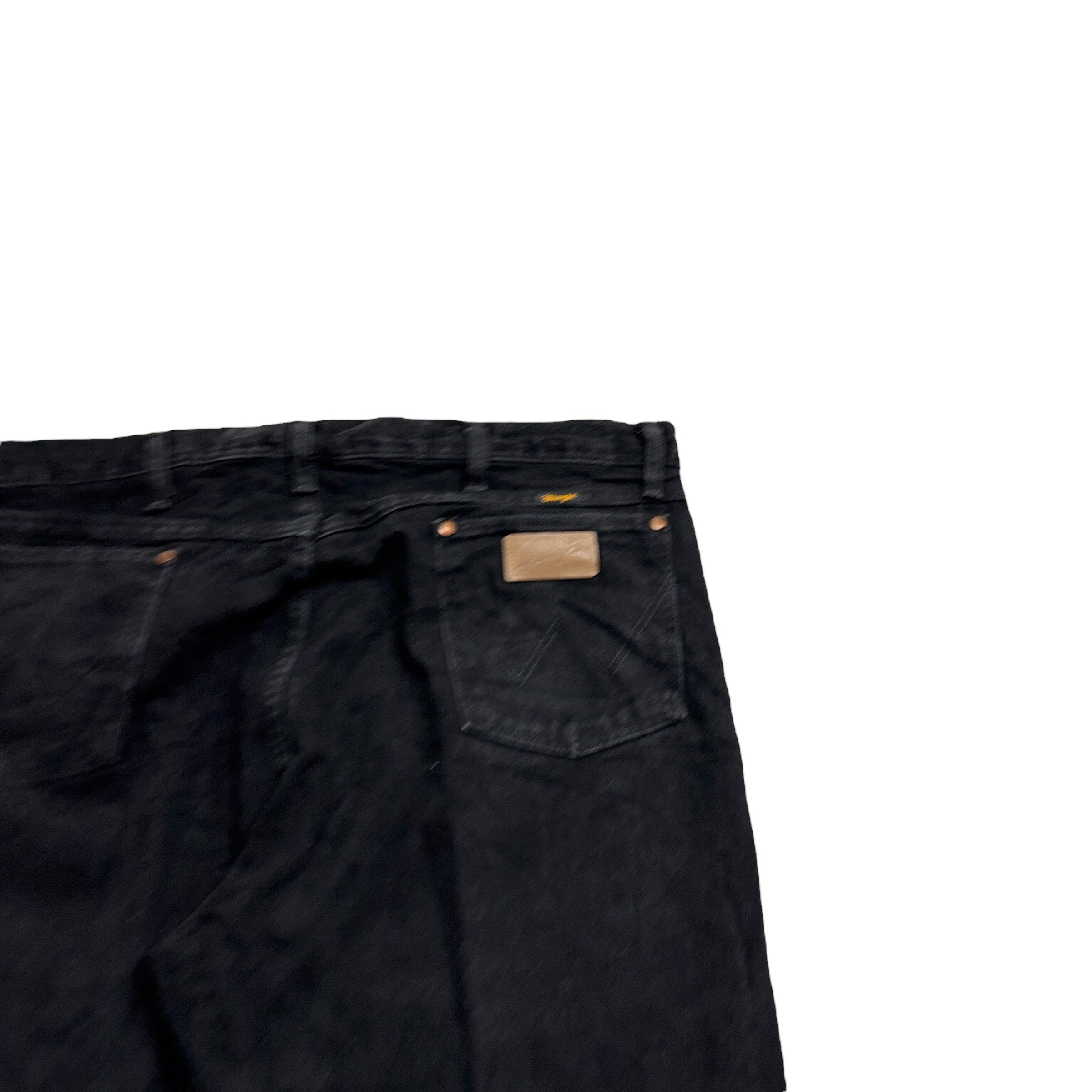 Wrangler Jeans Cowboy Cut W40 L34 Mens Black 13MWZ Original Fit Denim (E)