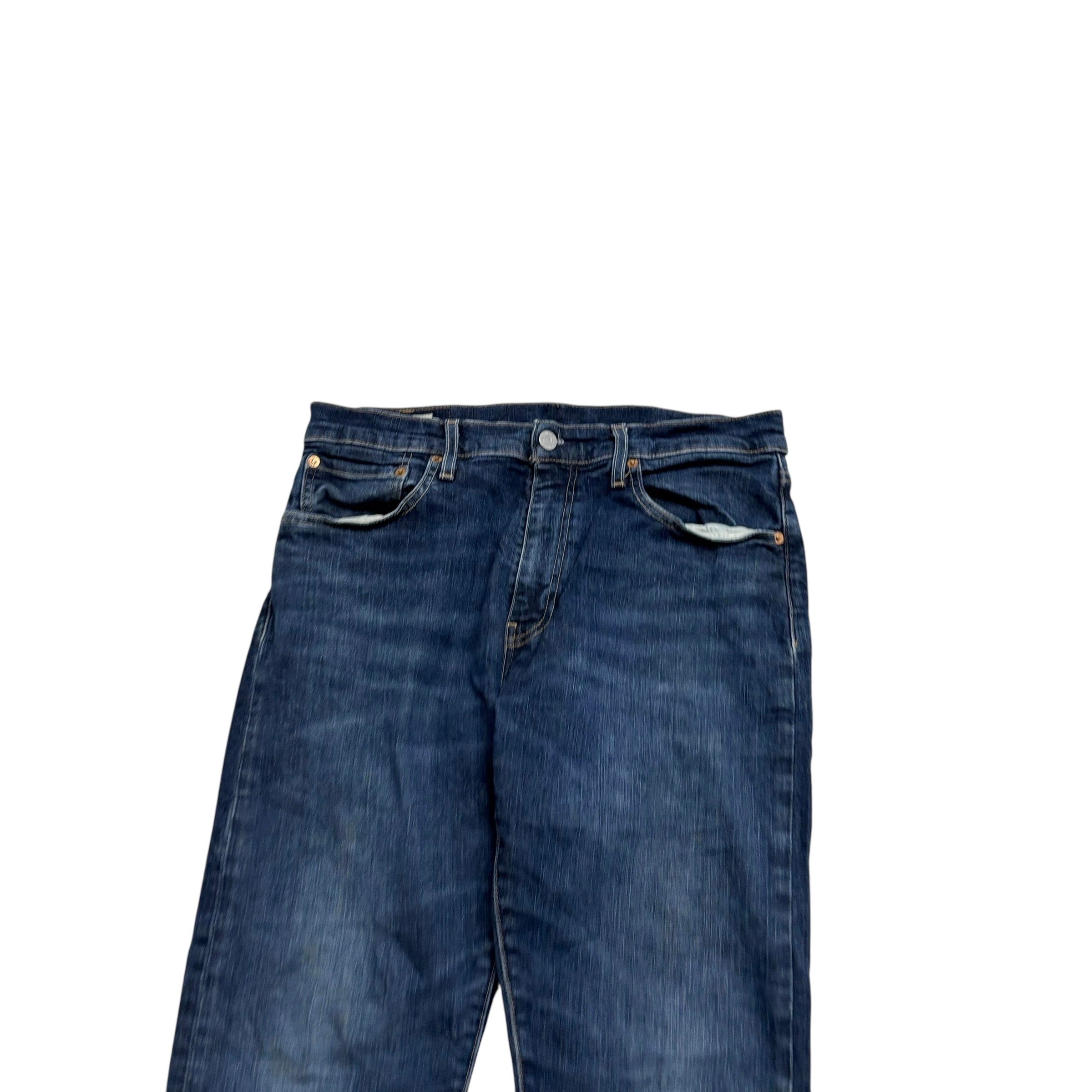 Levis 512 Jeans W32 L32 Mens Dark Blue Slim Tapered Fit Stretch Denim