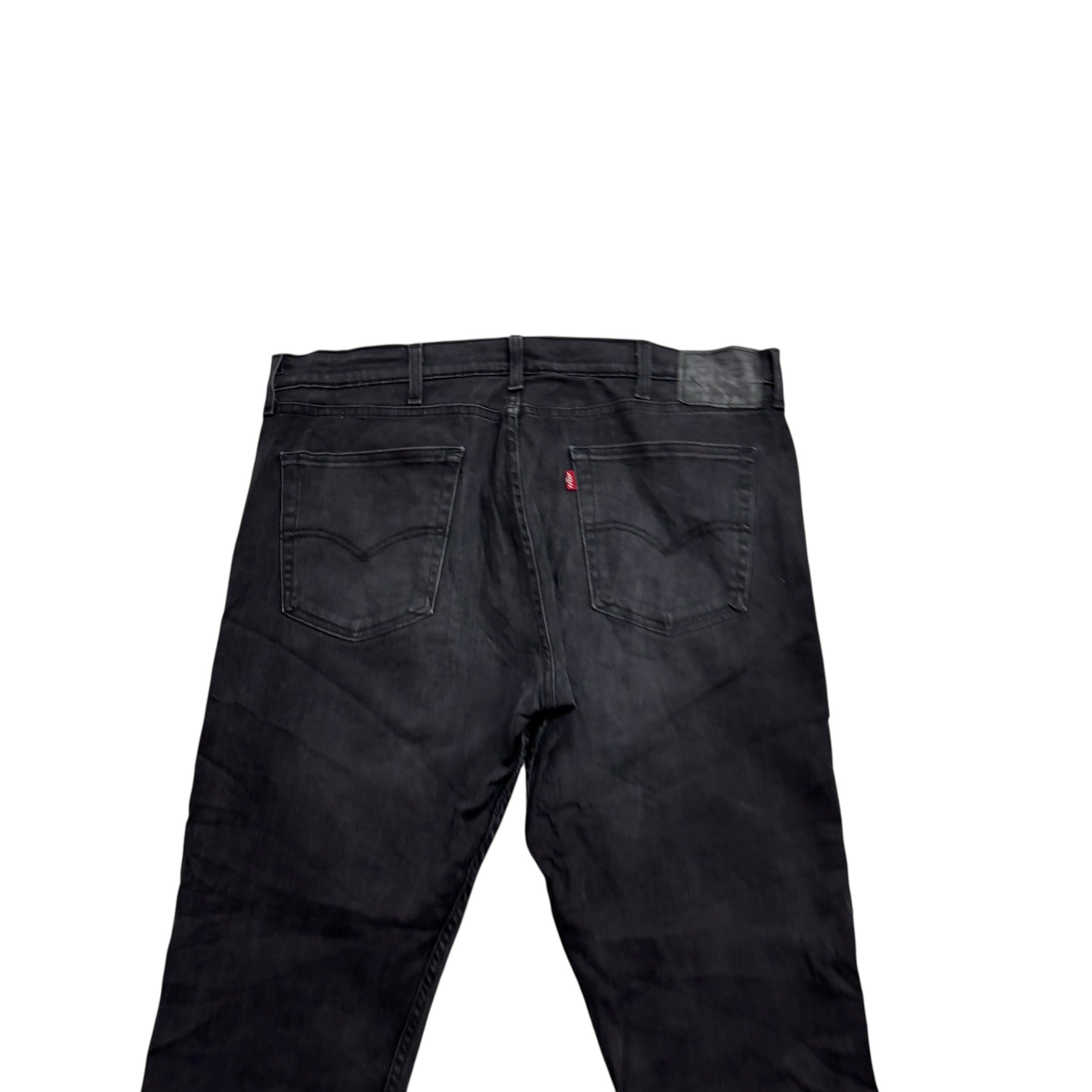 Levis 512 Jeans W38 L32 Mens Black Slim Tapered Fit Stretch Denim