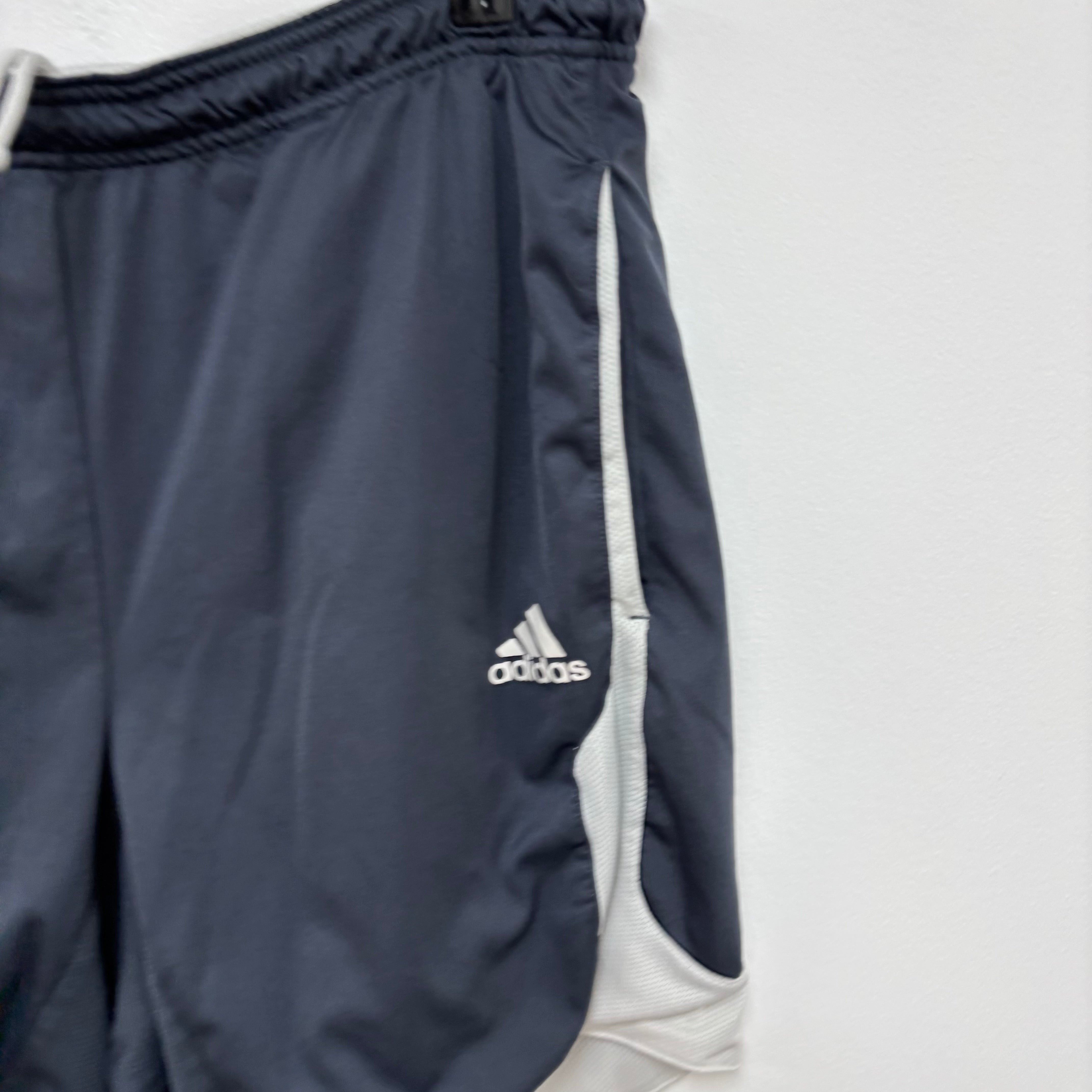 Adidas Shorts Mens XL Navy Blue Climacool Running Sports Gym Athletic Pockets (E)